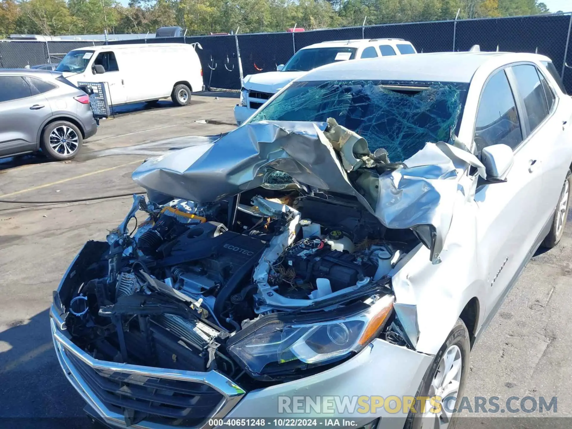 6 fotografías del automóvil dañado 3GNAXKEV1MS131525 CHEVROLET EQUINOX 2021