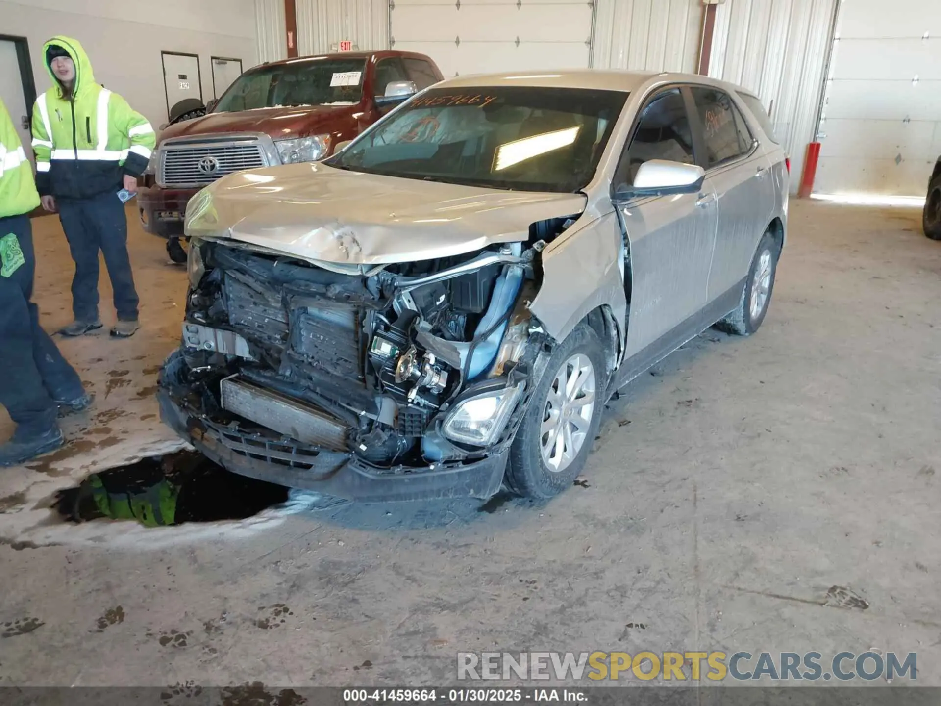 2 fotografías del automóvil dañado 3GNAXKEV1MS150320 CHEVROLET EQUINOX 2021