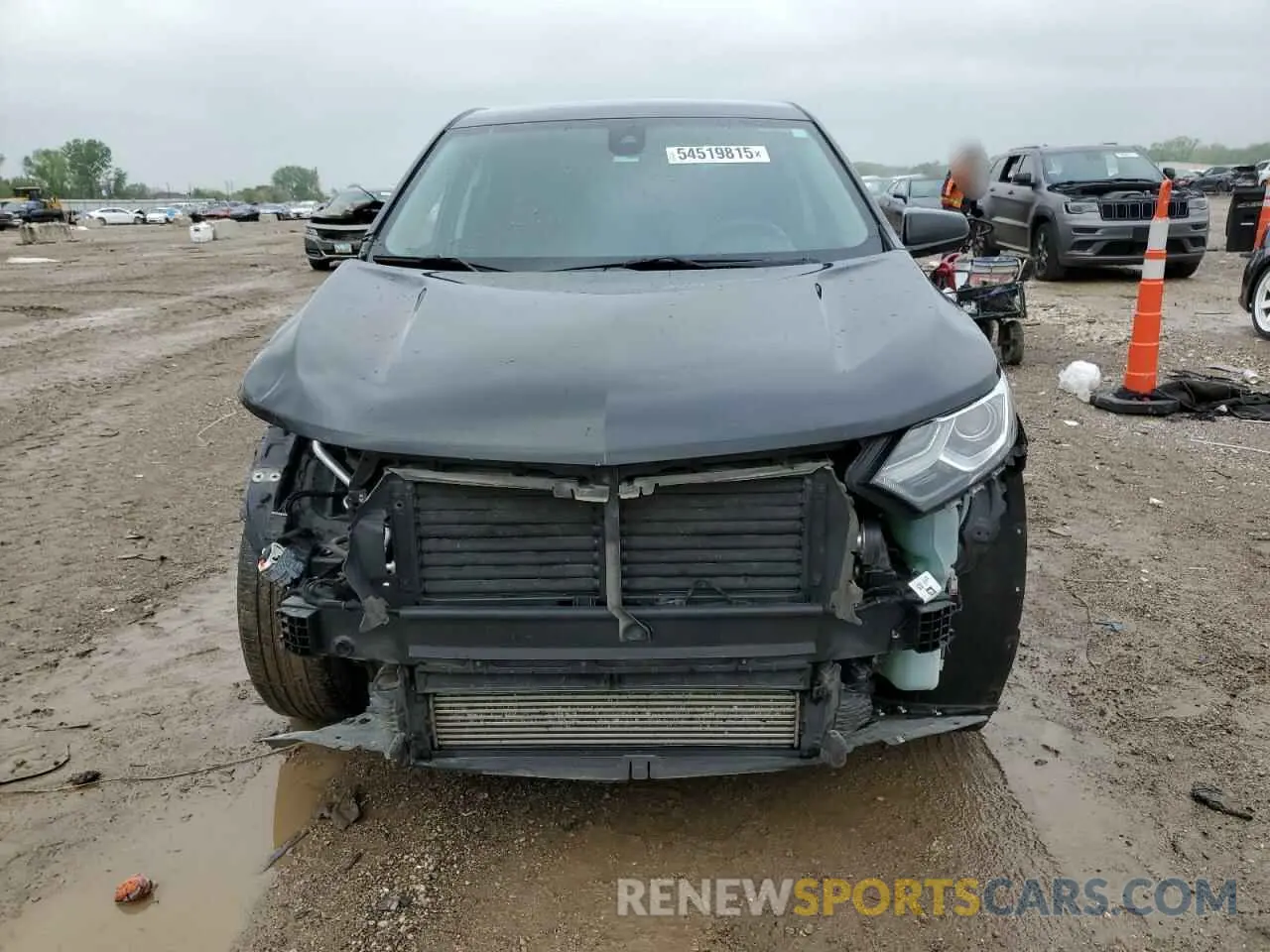 5 fotografías del automóvil dañado 3GNAXKEV2ML355462 CHEVROLET EQUINOX 2021