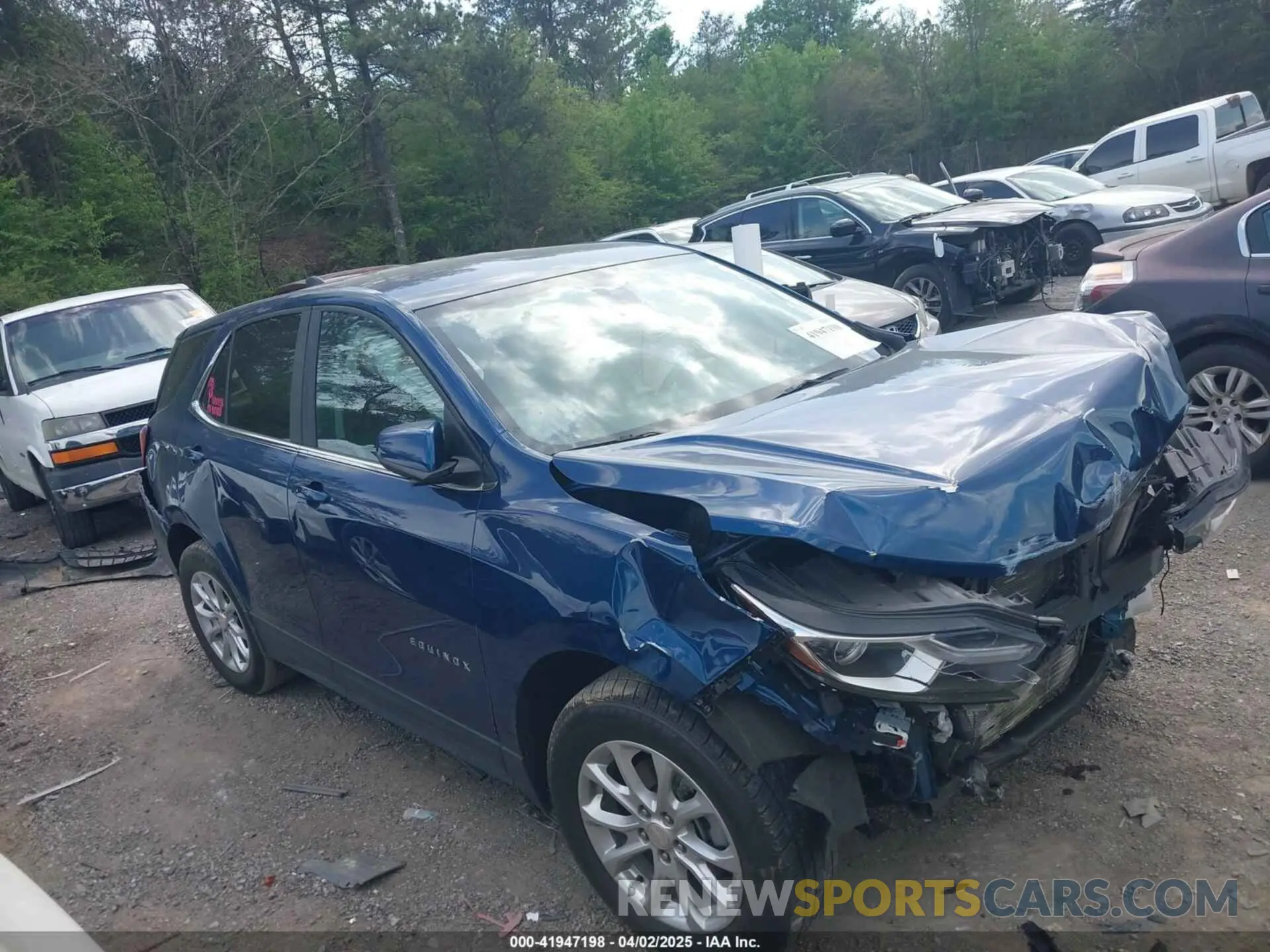 13 fotografías del automóvil dañado 3GNAXKEV2ML395007 CHEVROLET EQUINOX 2021