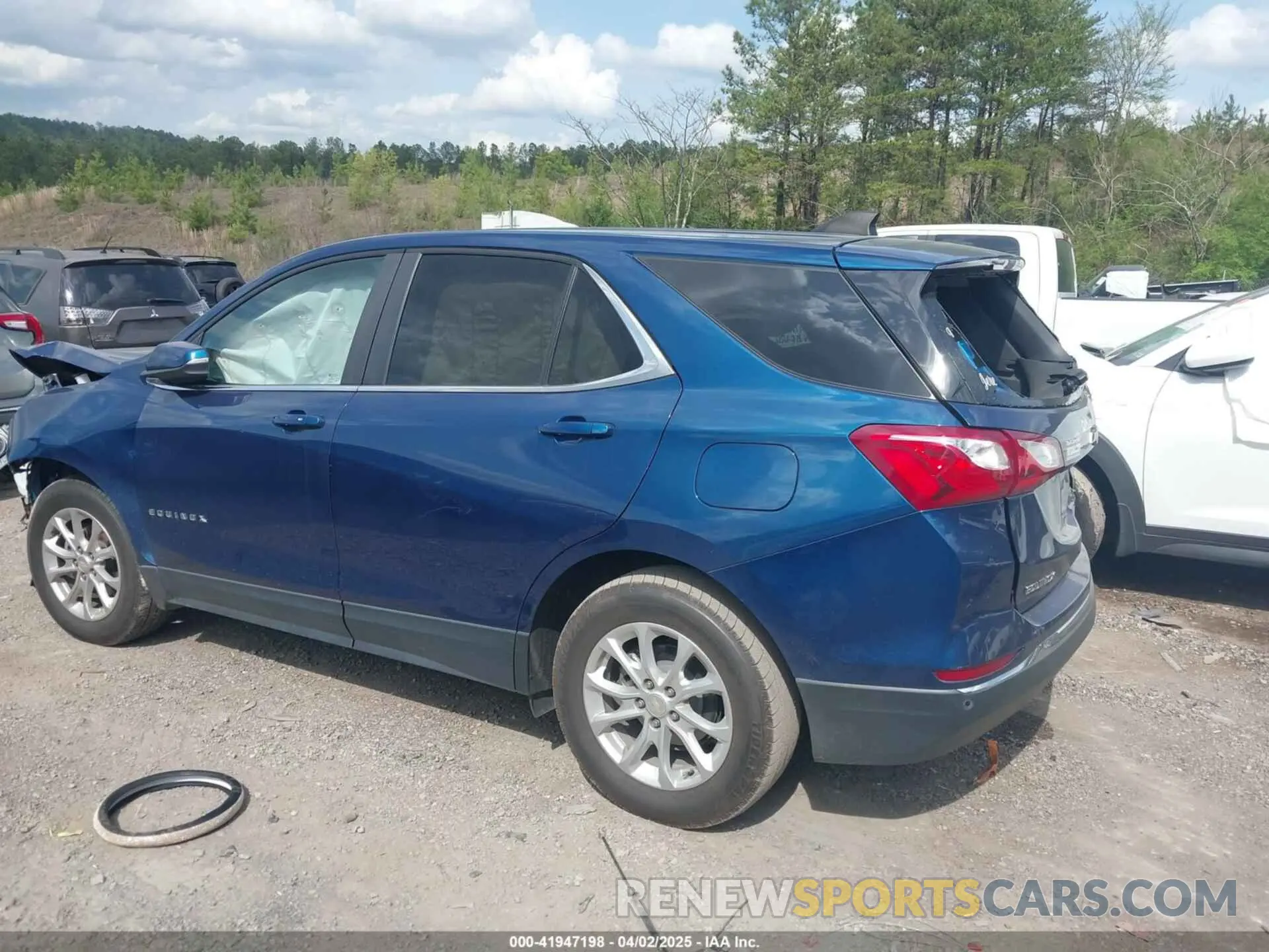 14 fotografías del automóvil dañado 3GNAXKEV2ML395007 CHEVROLET EQUINOX 2021