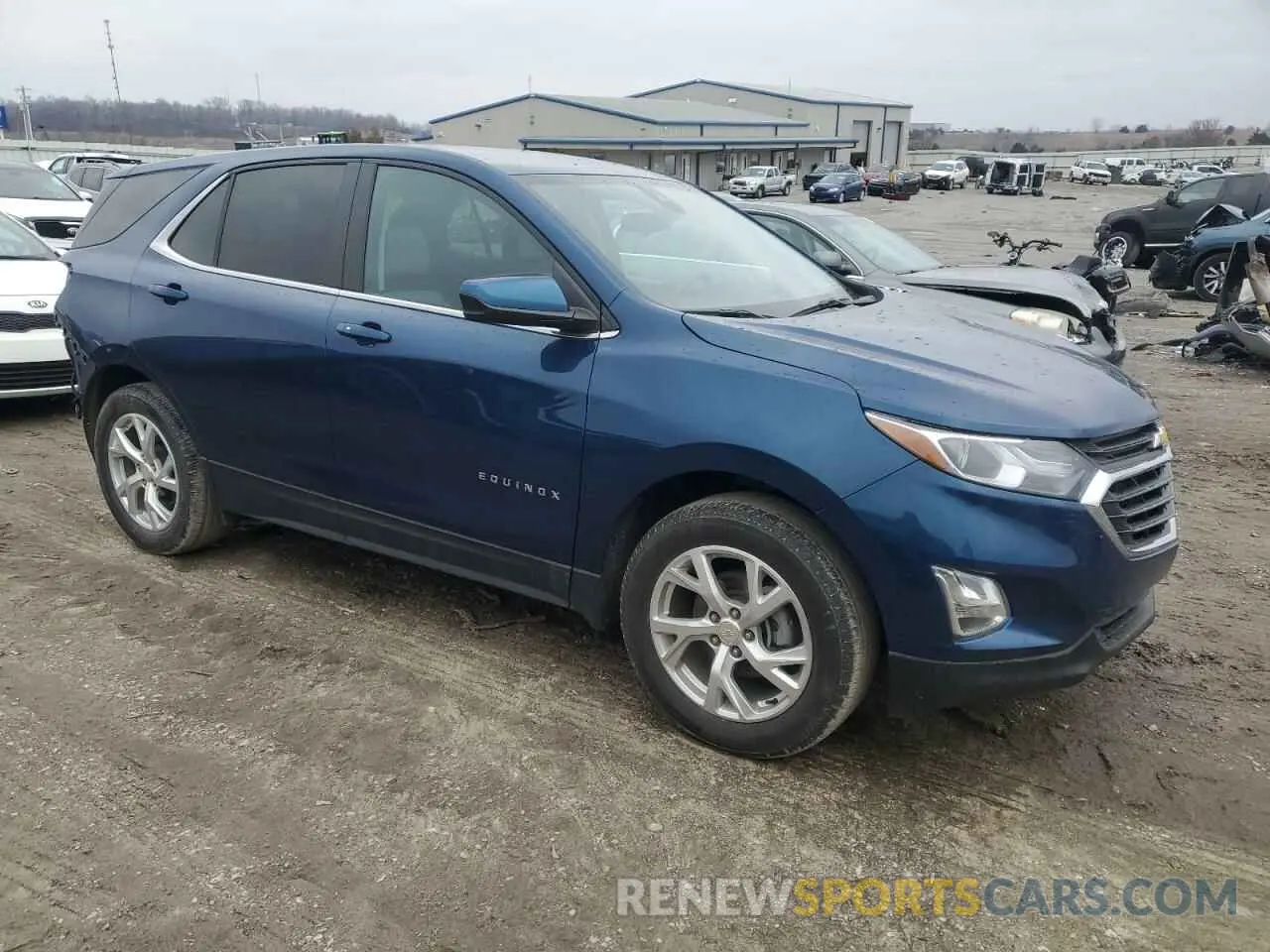 4 fotografías del automóvil dañado 3GNAXKEV2ML400156 CHEVROLET EQUINOX 2021