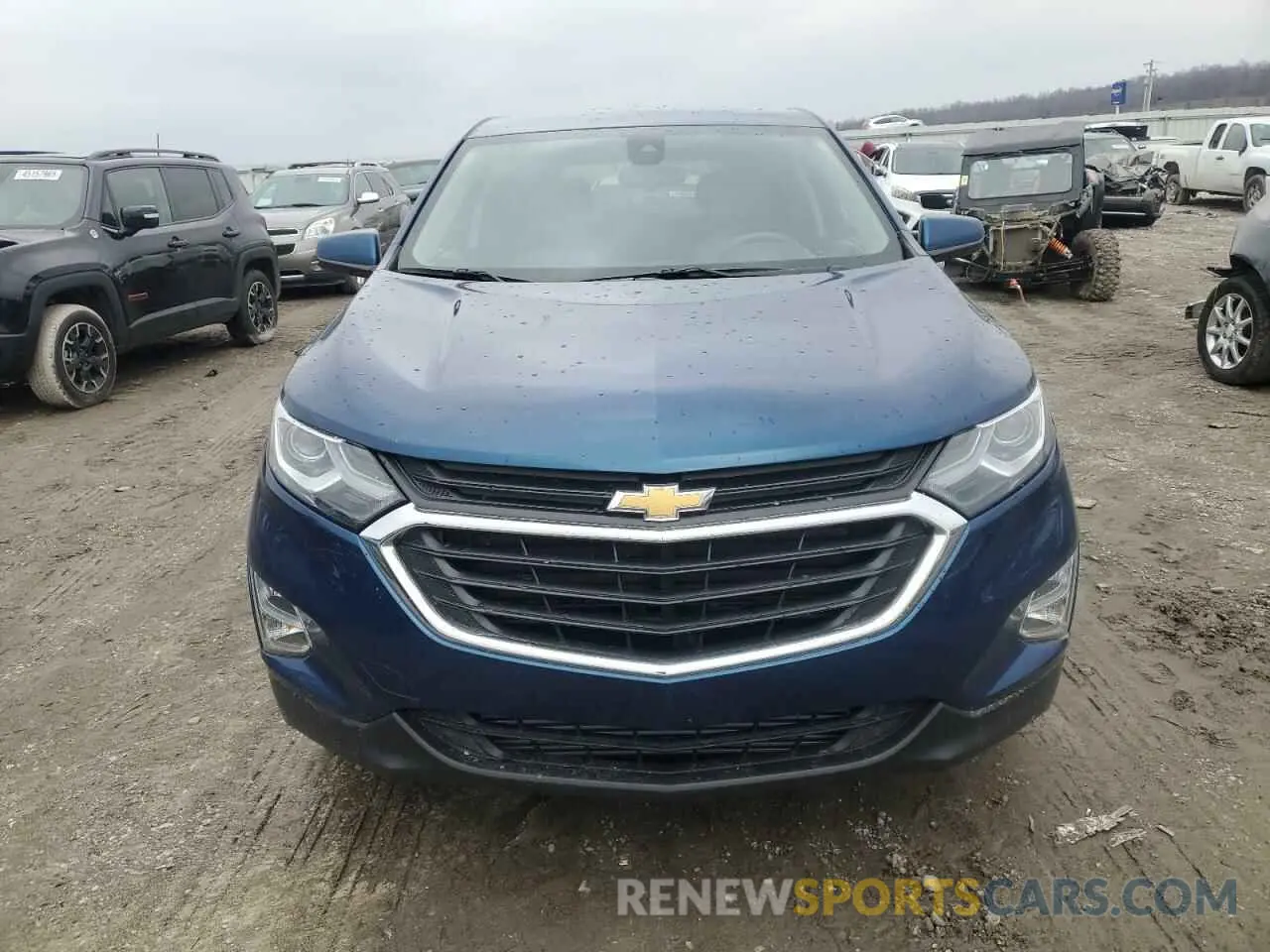 5 fotografías del automóvil dañado 3GNAXKEV2ML400156 CHEVROLET EQUINOX 2021