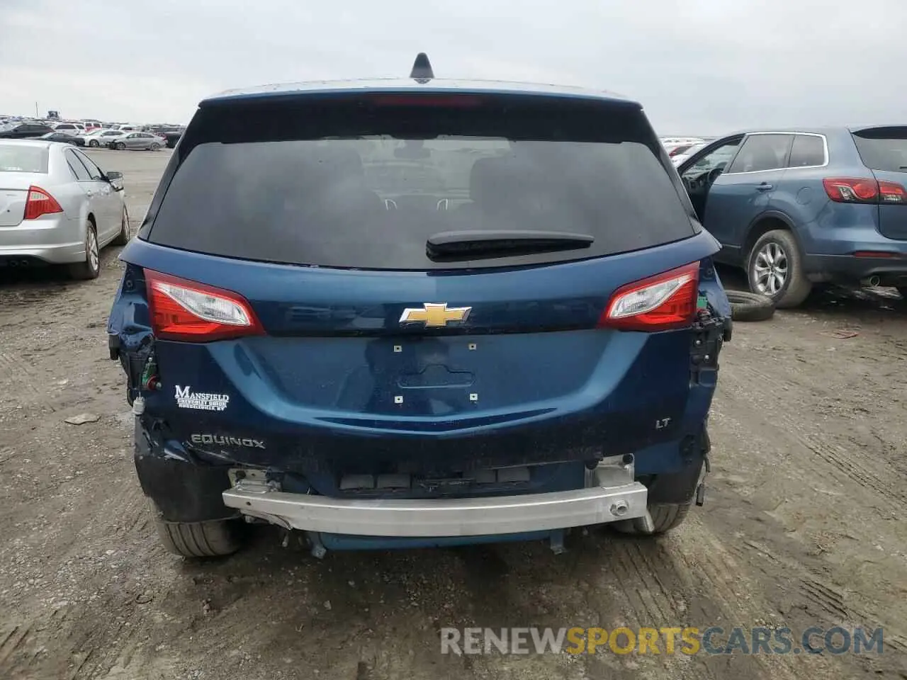 6 fotografías del automóvil dañado 3GNAXKEV2ML400156 CHEVROLET EQUINOX 2021