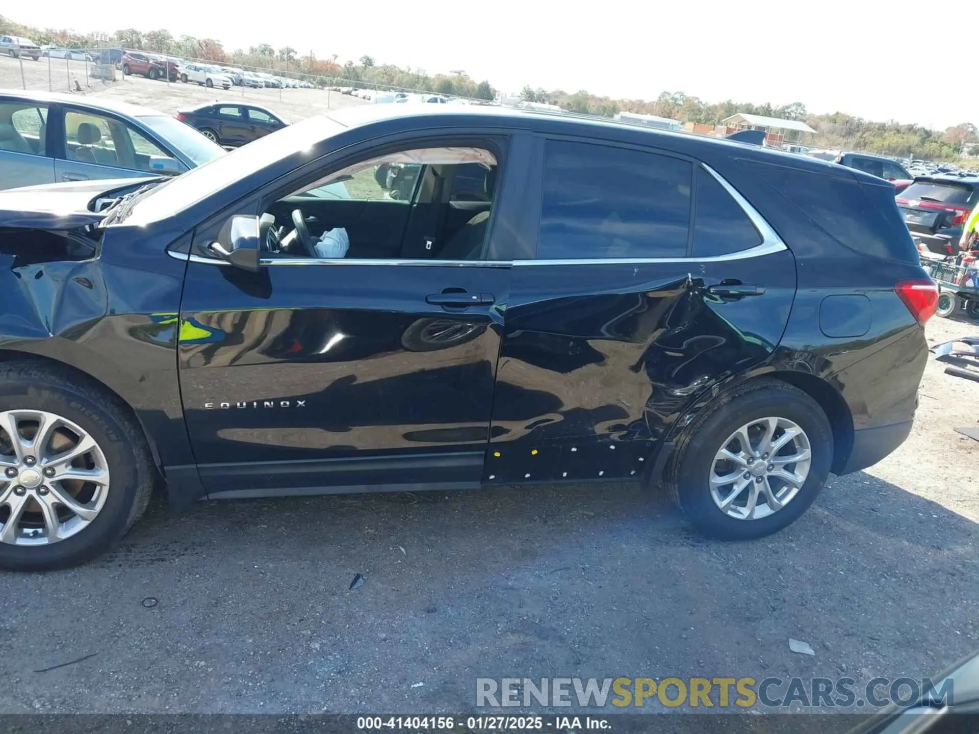 14 fotografías del automóvil dañado 3GNAXKEV3ML311566 CHEVROLET EQUINOX 2021