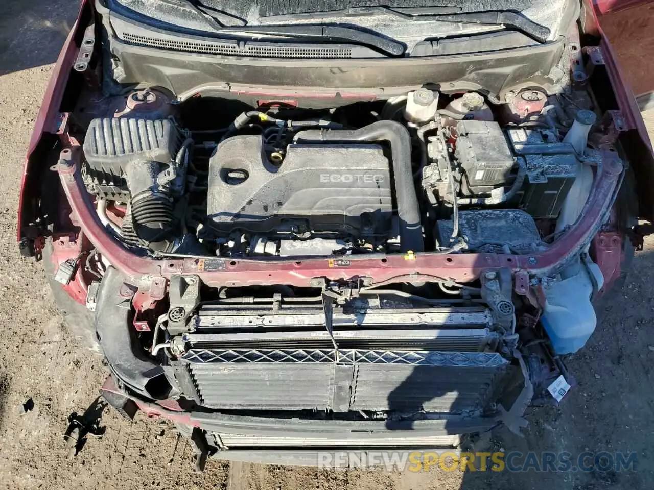 12 fotografías del automóvil dañado 3GNAXKEV3ML346348 CHEVROLET EQUINOX 2021