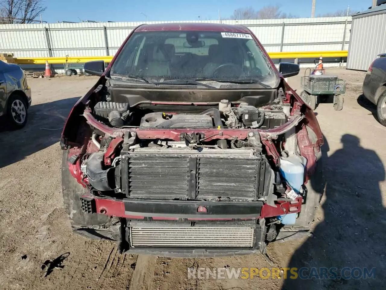 5 fotografías del automóvil dañado 3GNAXKEV3ML346348 CHEVROLET EQUINOX 2021