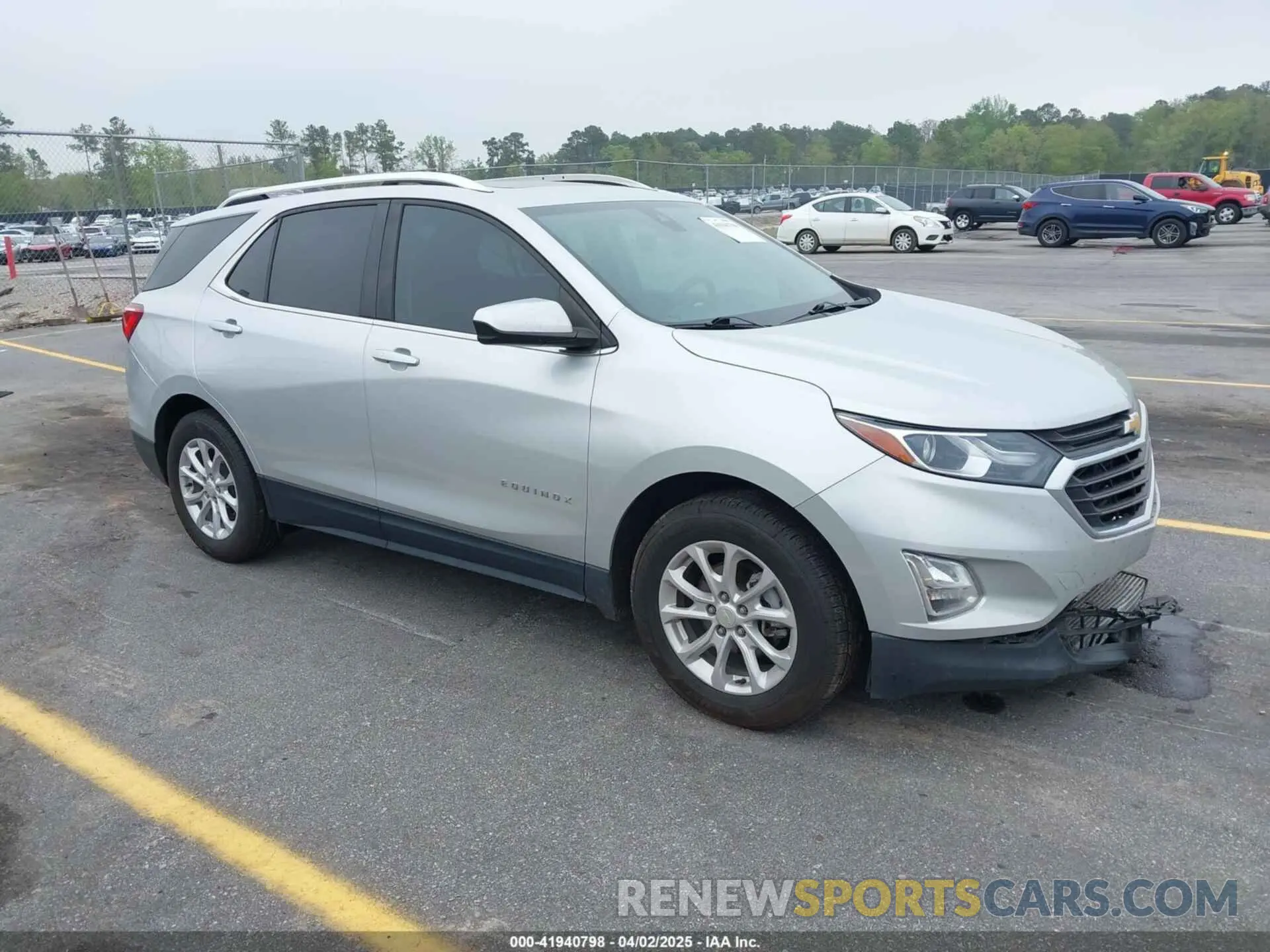 1 fotografías del automóvil dañado 3GNAXKEV3MS124186 CHEVROLET EQUINOX 2021