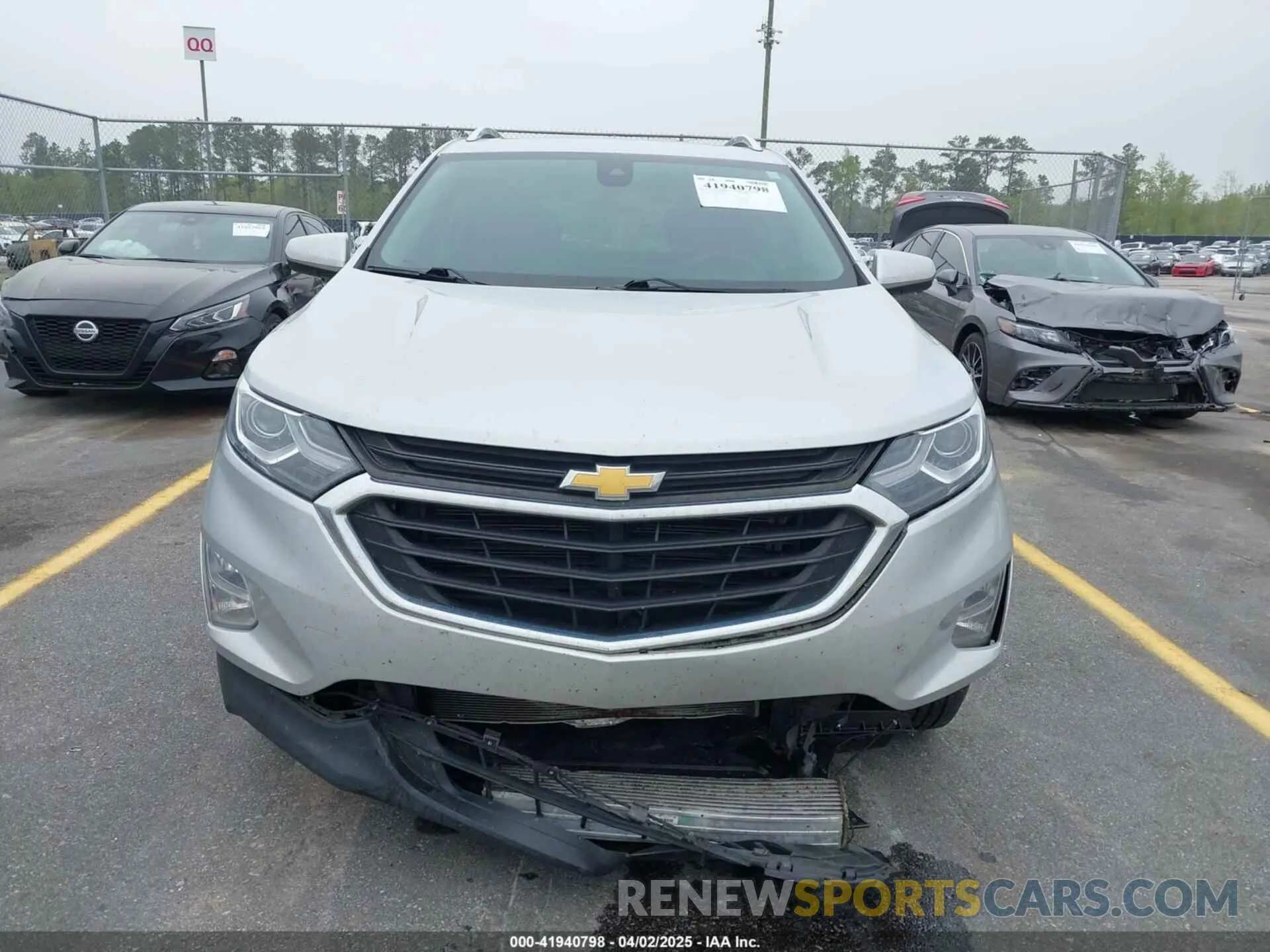12 fotografías del automóvil dañado 3GNAXKEV3MS124186 CHEVROLET EQUINOX 2021