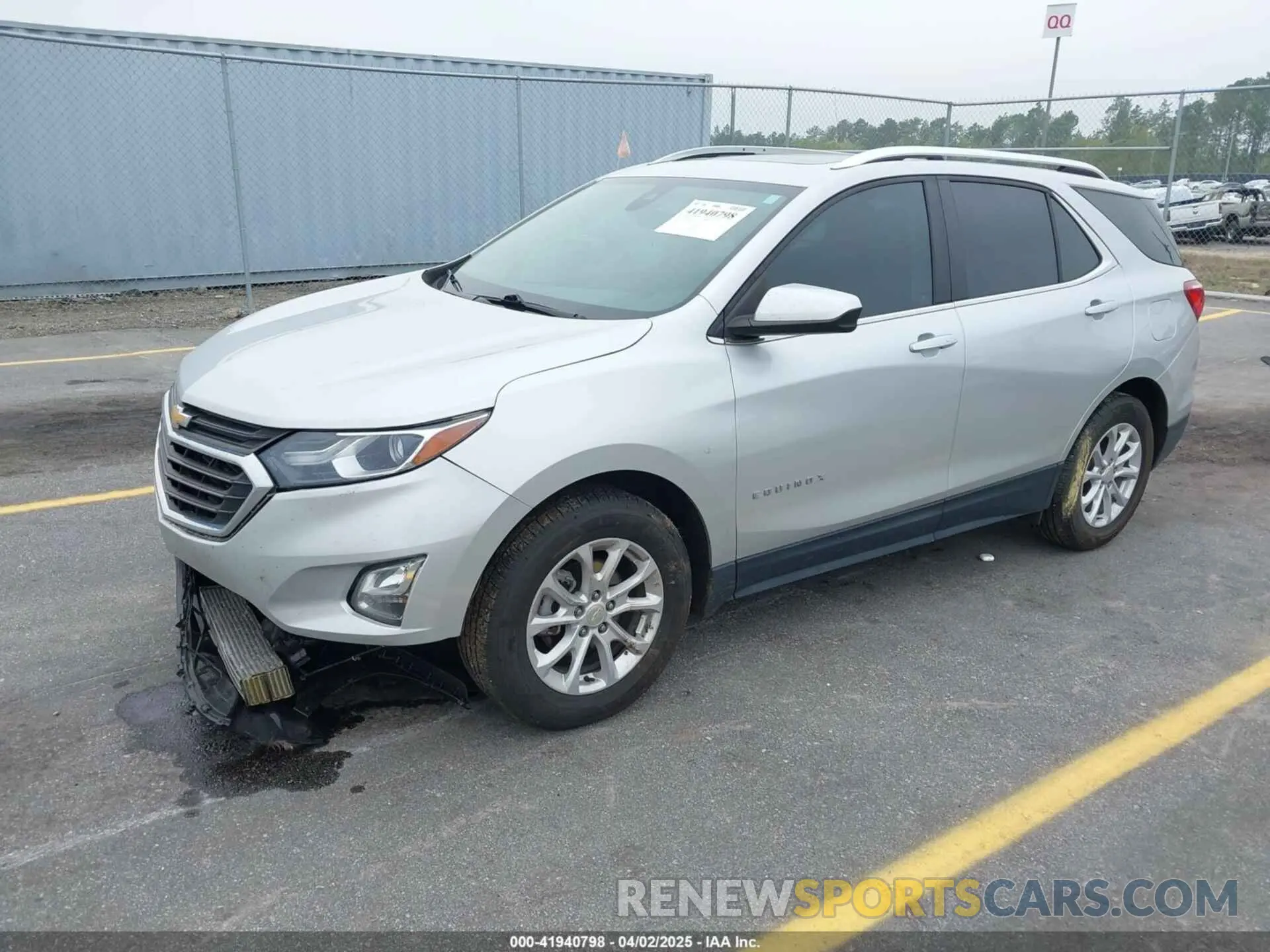 2 fotografías del automóvil dañado 3GNAXKEV3MS124186 CHEVROLET EQUINOX 2021