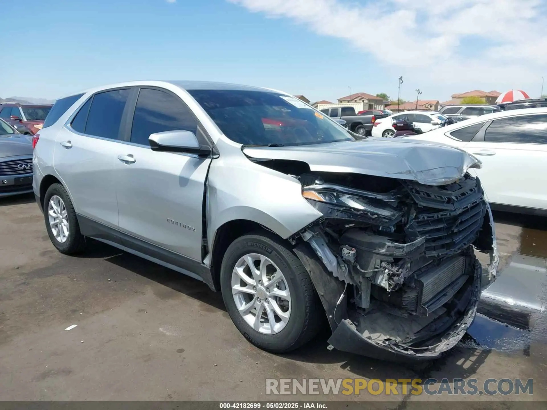 1 fotografías del automóvil dañado 3GNAXKEV3MS127136 CHEVROLET EQUINOX 2021