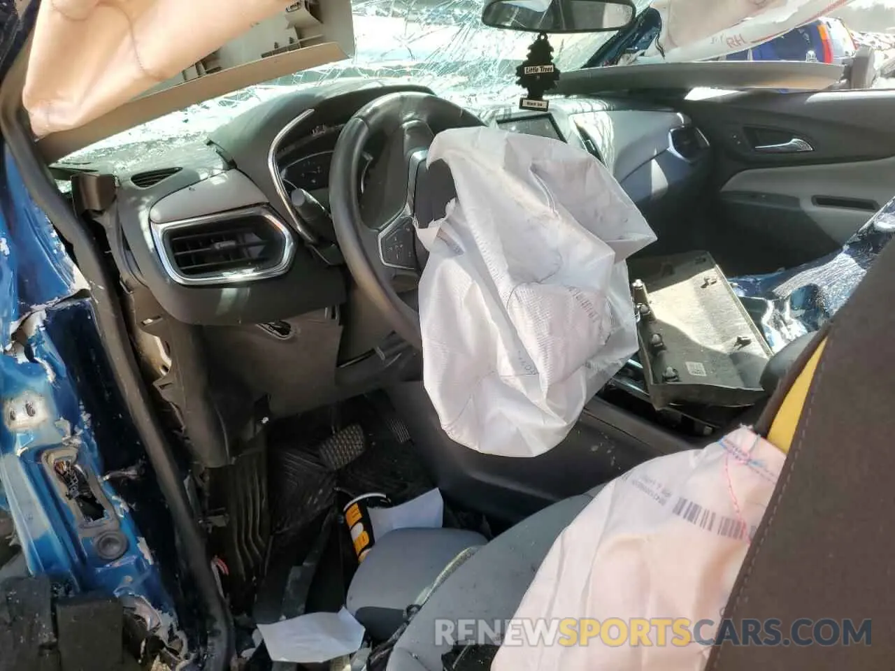 8 fotografías del automóvil dañado 3GNAXKEV4ML352286 CHEVROLET EQUINOX 2021