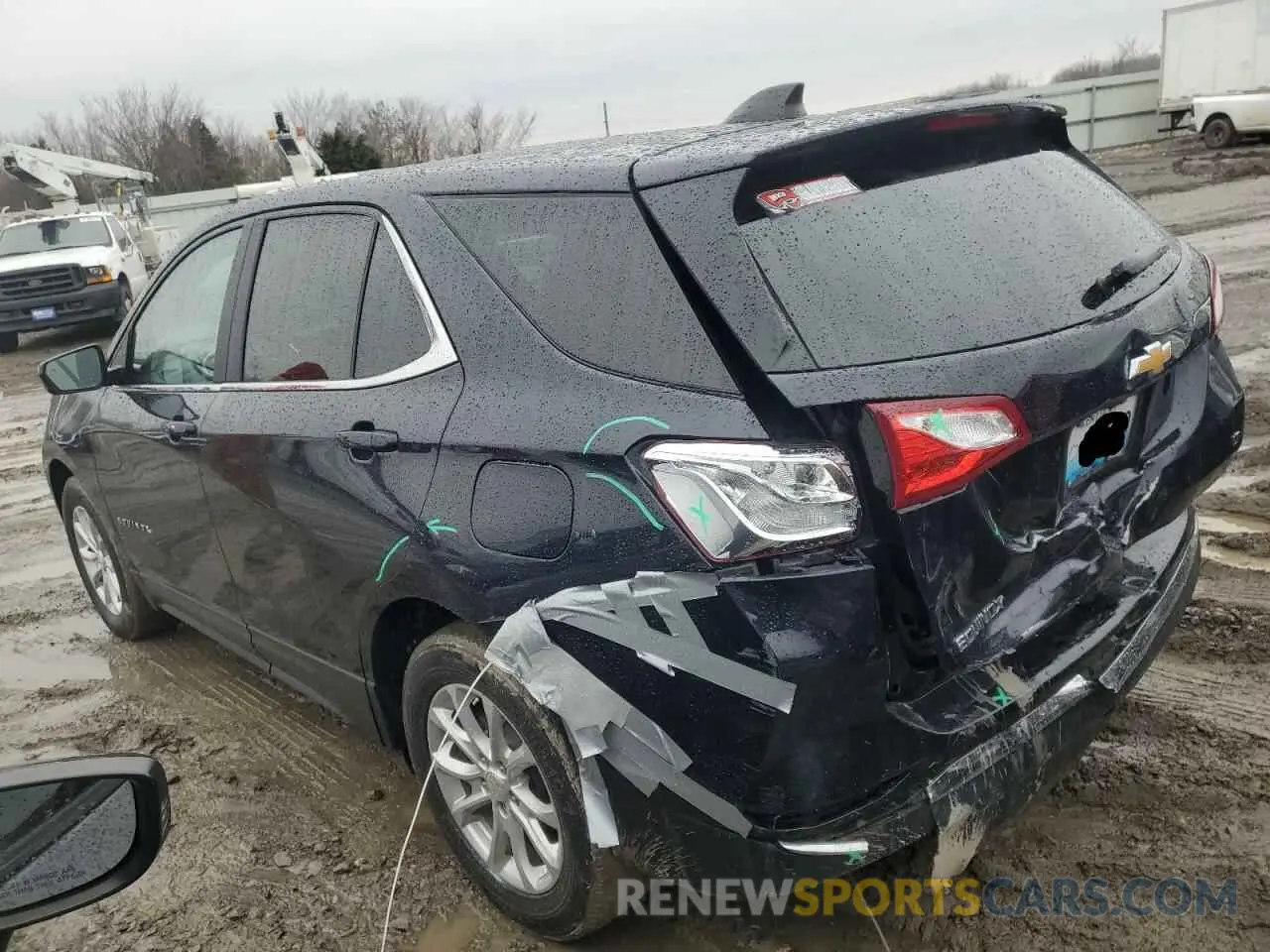 2 fotografías del automóvil dañado 3GNAXKEV4MS111043 CHEVROLET EQUINOX 2021