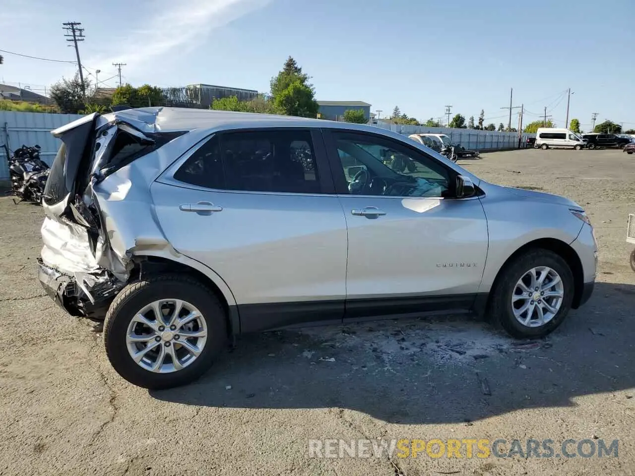 3 fotografías del automóvil dañado 3GNAXKEV4MS138016 CHEVROLET EQUINOX 2021