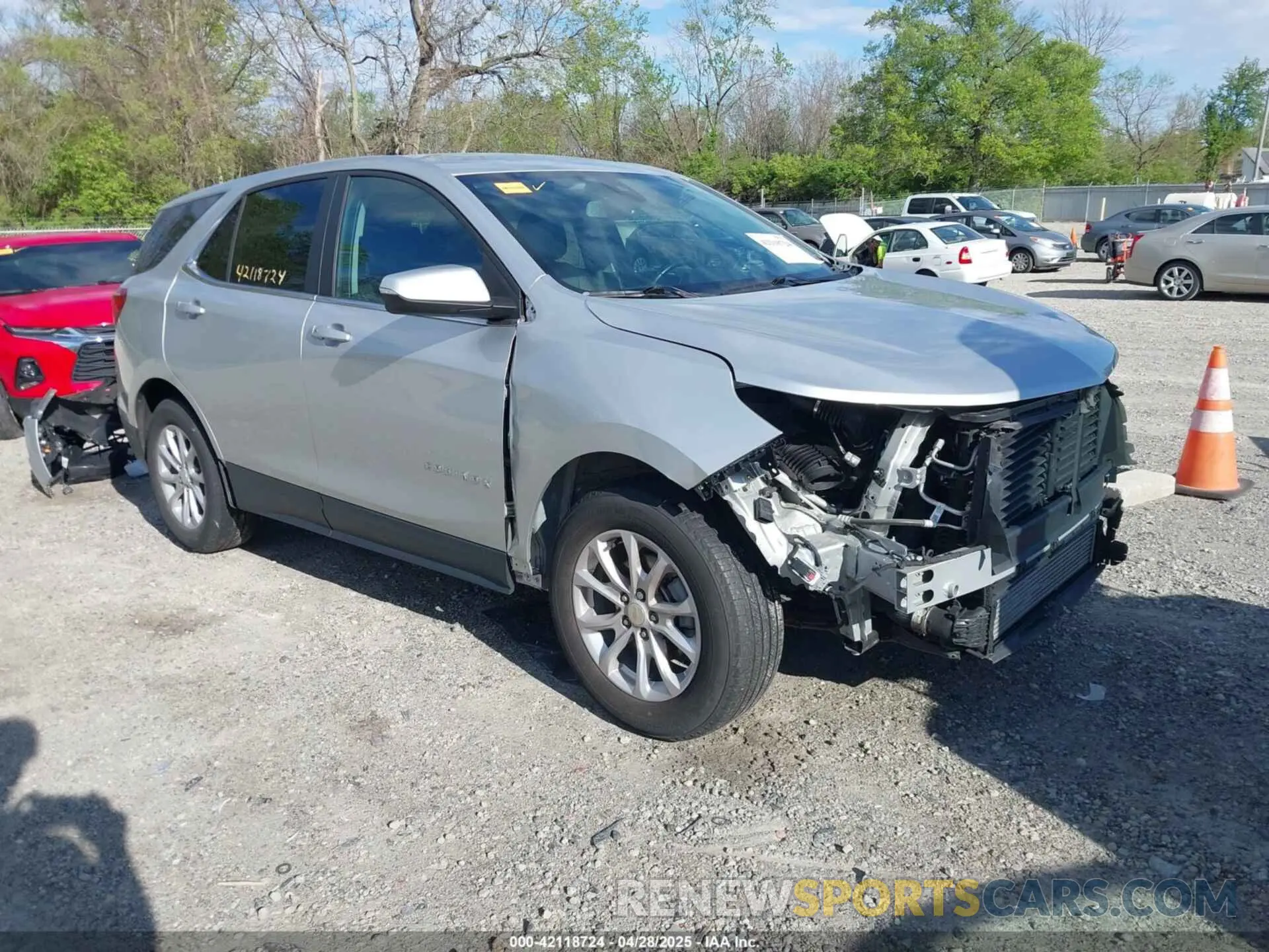 1 fotografías del automóvil dañado 3GNAXKEV5MS100116 CHEVROLET EQUINOX 2021