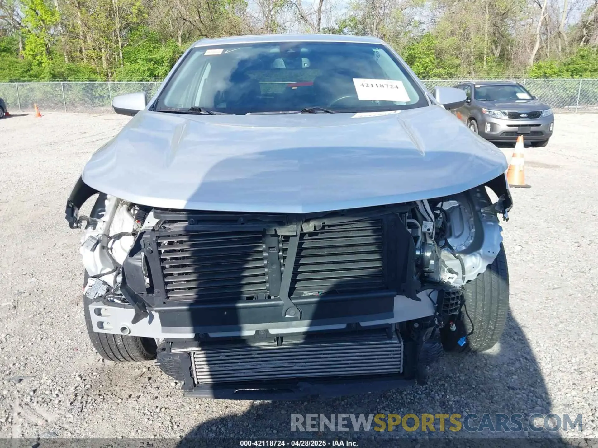 13 fotografías del automóvil dañado 3GNAXKEV5MS100116 CHEVROLET EQUINOX 2021