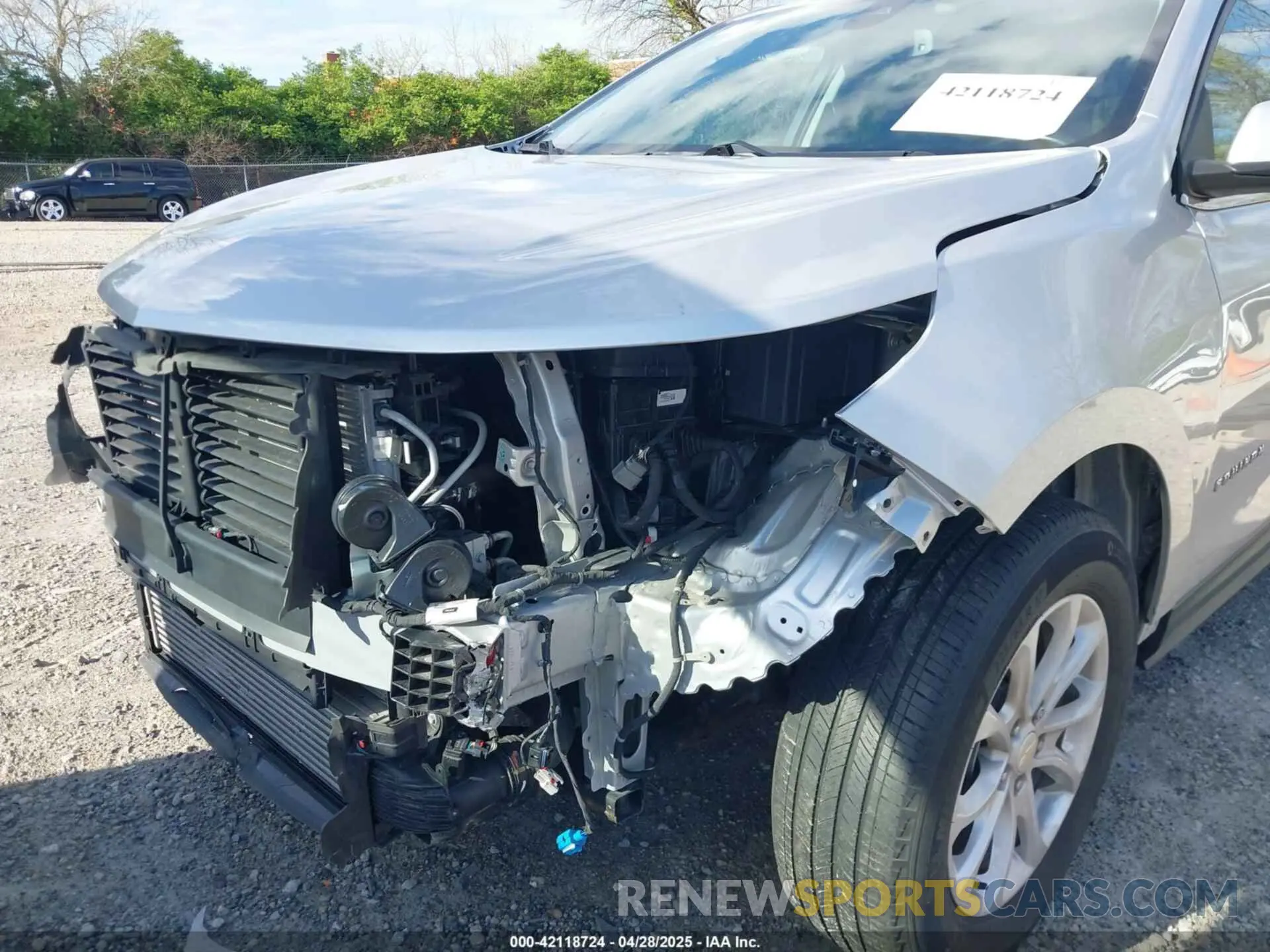 19 fotografías del automóvil dañado 3GNAXKEV5MS100116 CHEVROLET EQUINOX 2021
