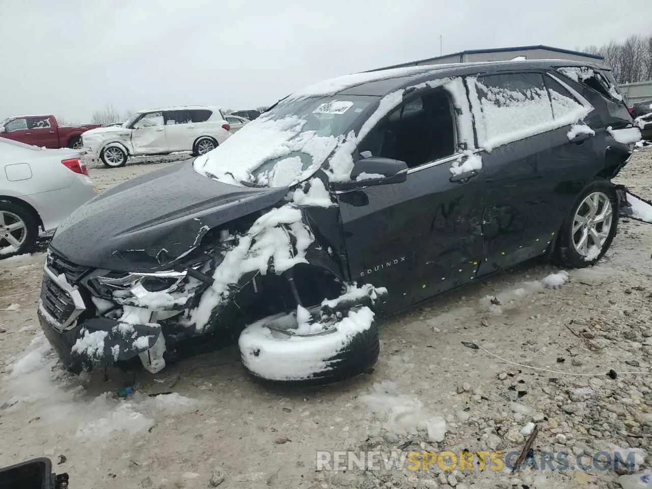 1 fotografías del automóvil dañado 3GNAXKEV6ML349146 CHEVROLET EQUINOX 2021