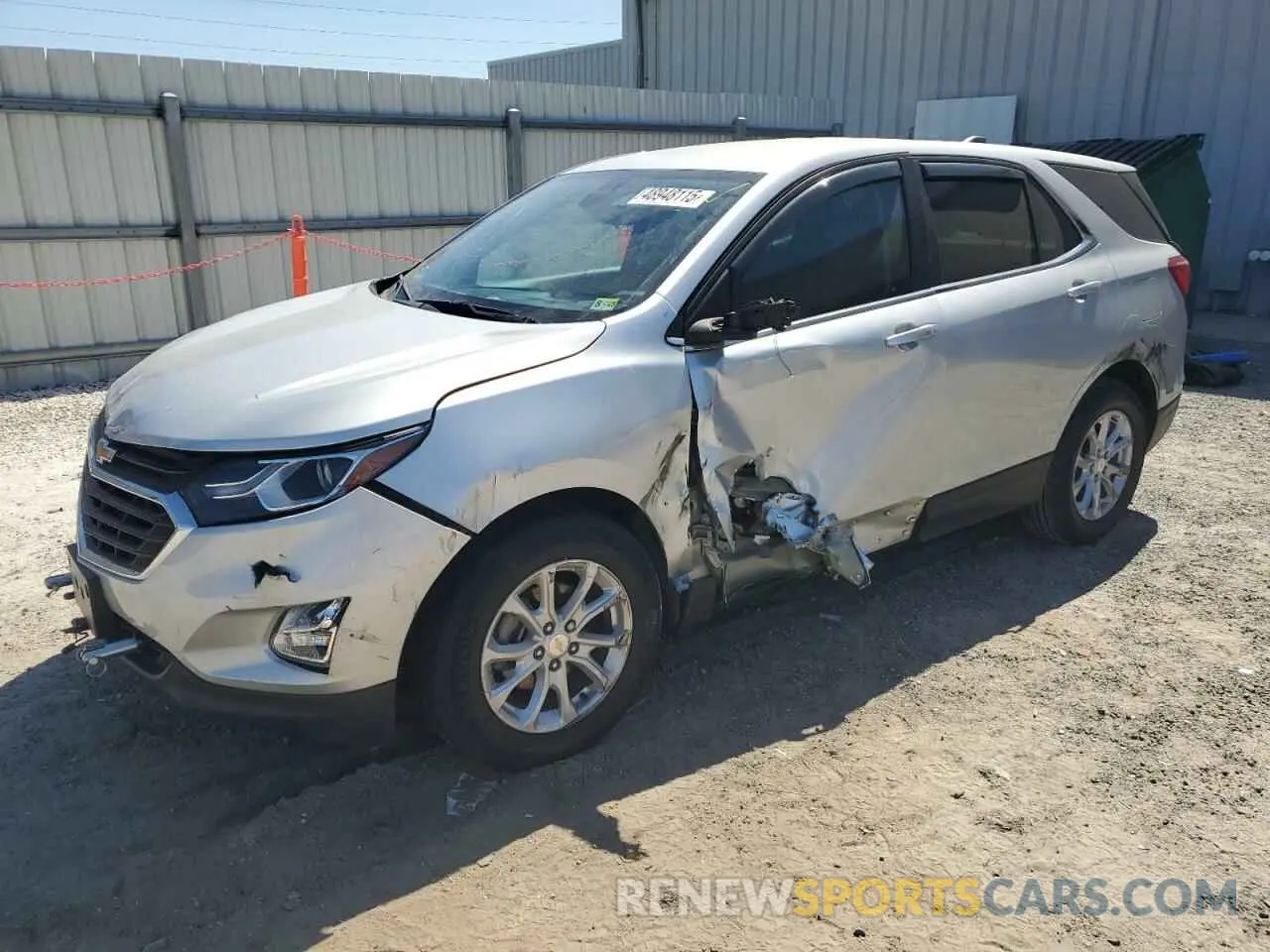 1 fotografías del automóvil dañado 3GNAXKEV6MS158803 CHEVROLET EQUINOX 2021