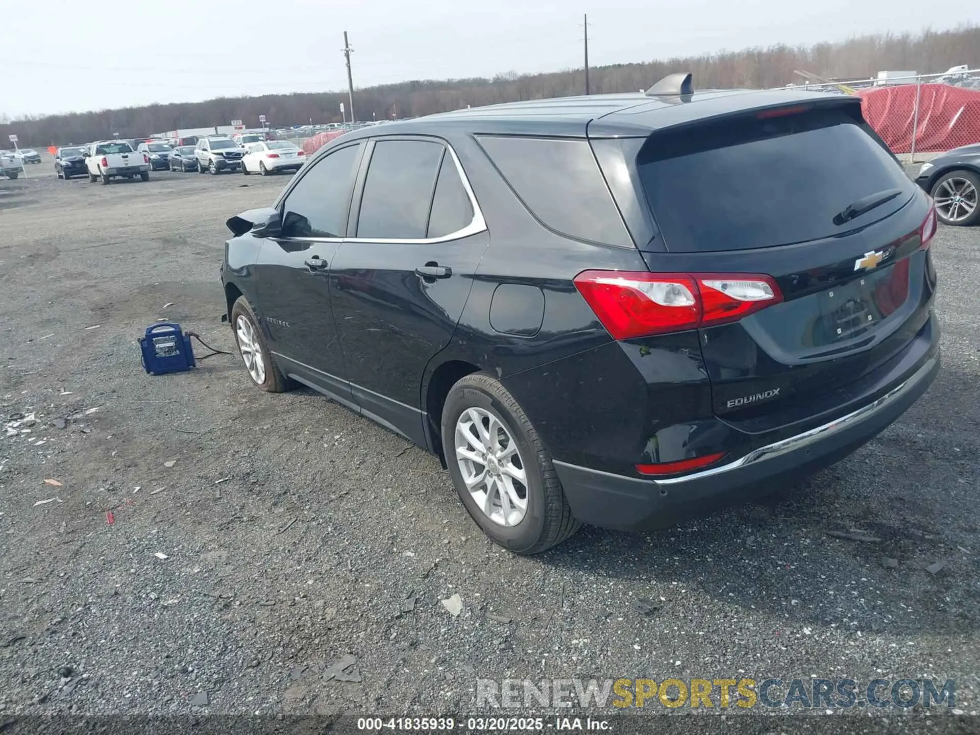 3 fotografías del automóvil dañado 3GNAXKEV7ML344411 CHEVROLET EQUINOX 2021