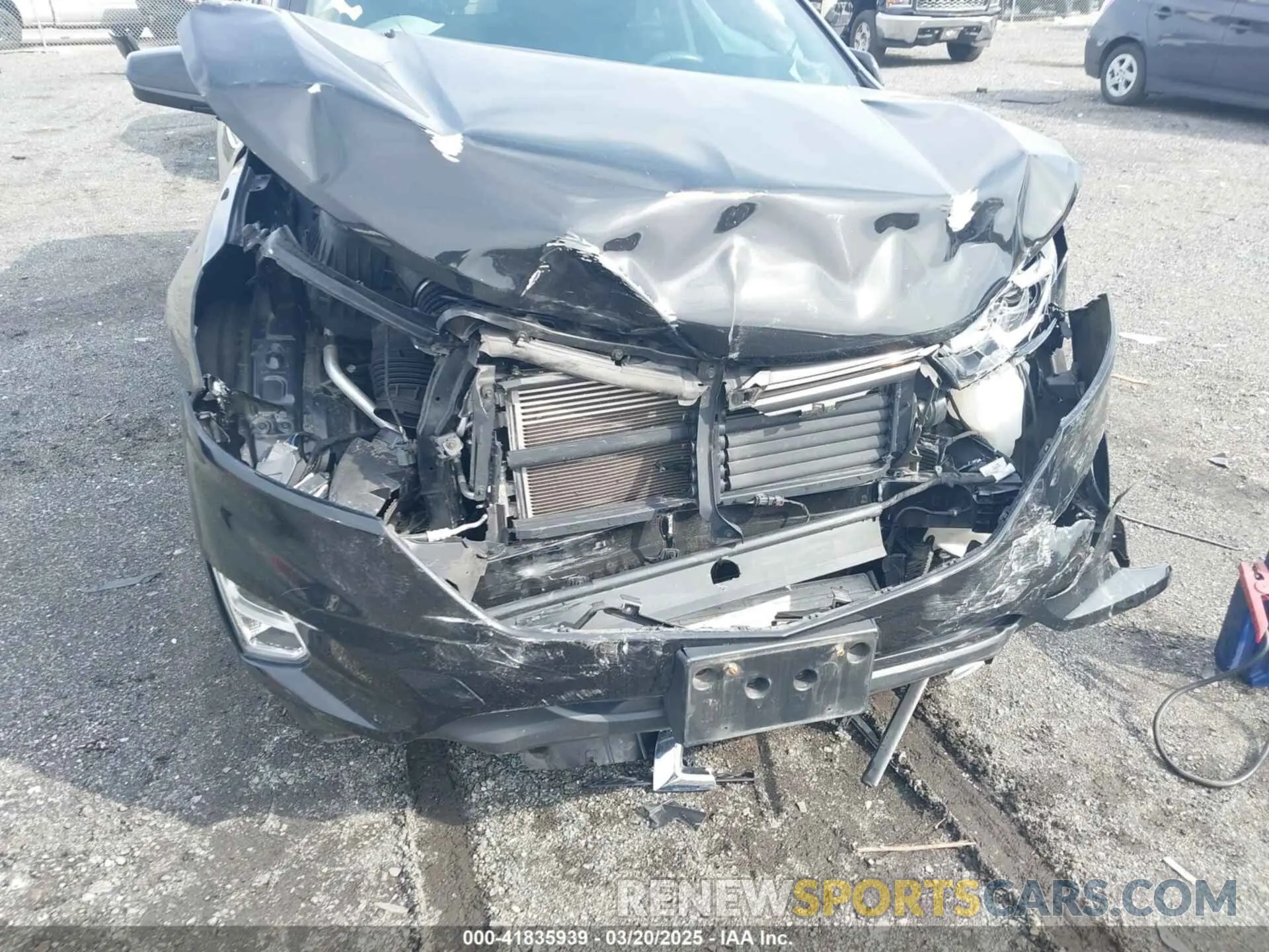 6 fotografías del automóvil dañado 3GNAXKEV7ML344411 CHEVROLET EQUINOX 2021