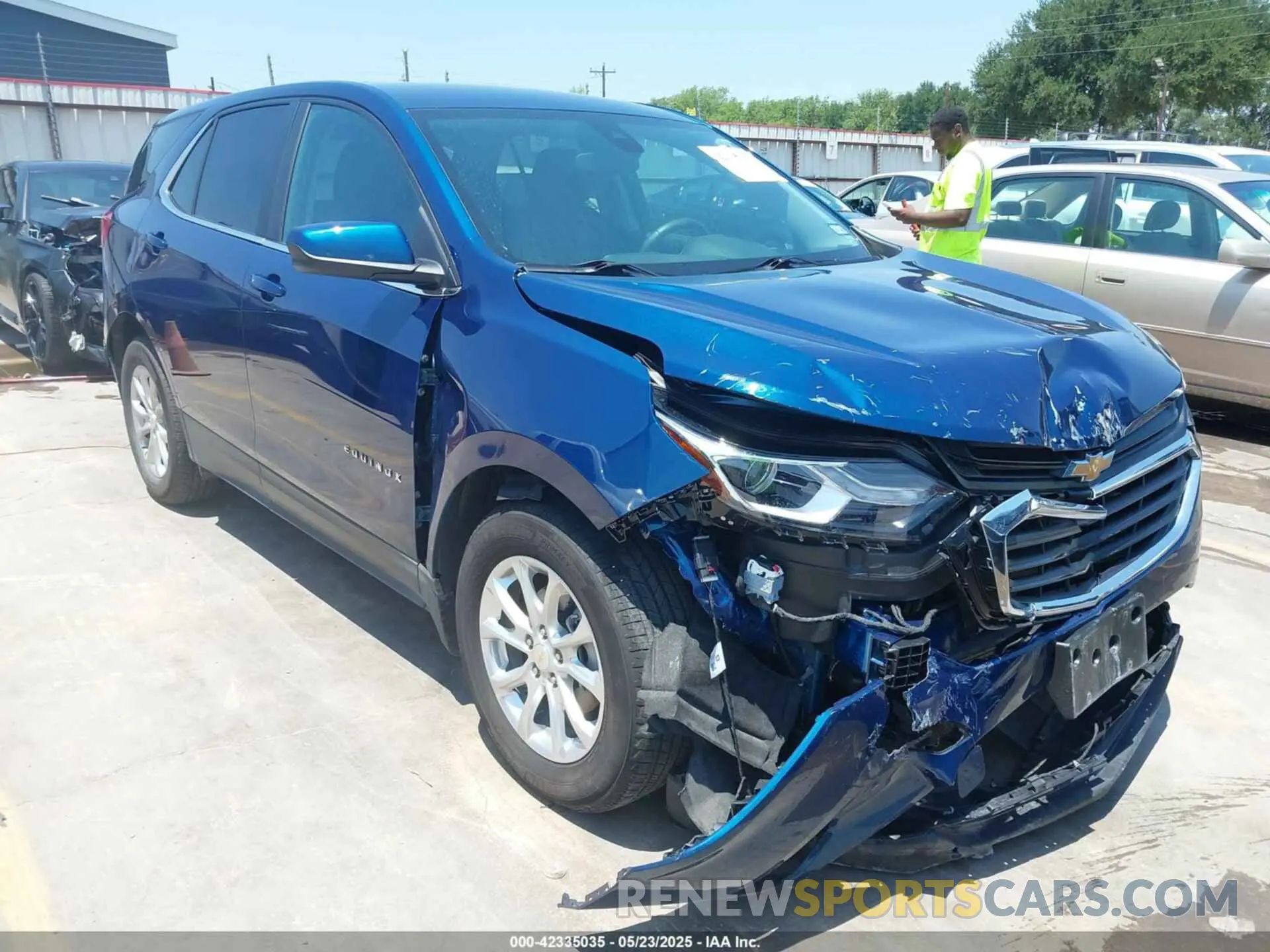 1 fotografías del automóvil dañado 3GNAXKEV7ML365811 CHEVROLET EQUINOX 2021