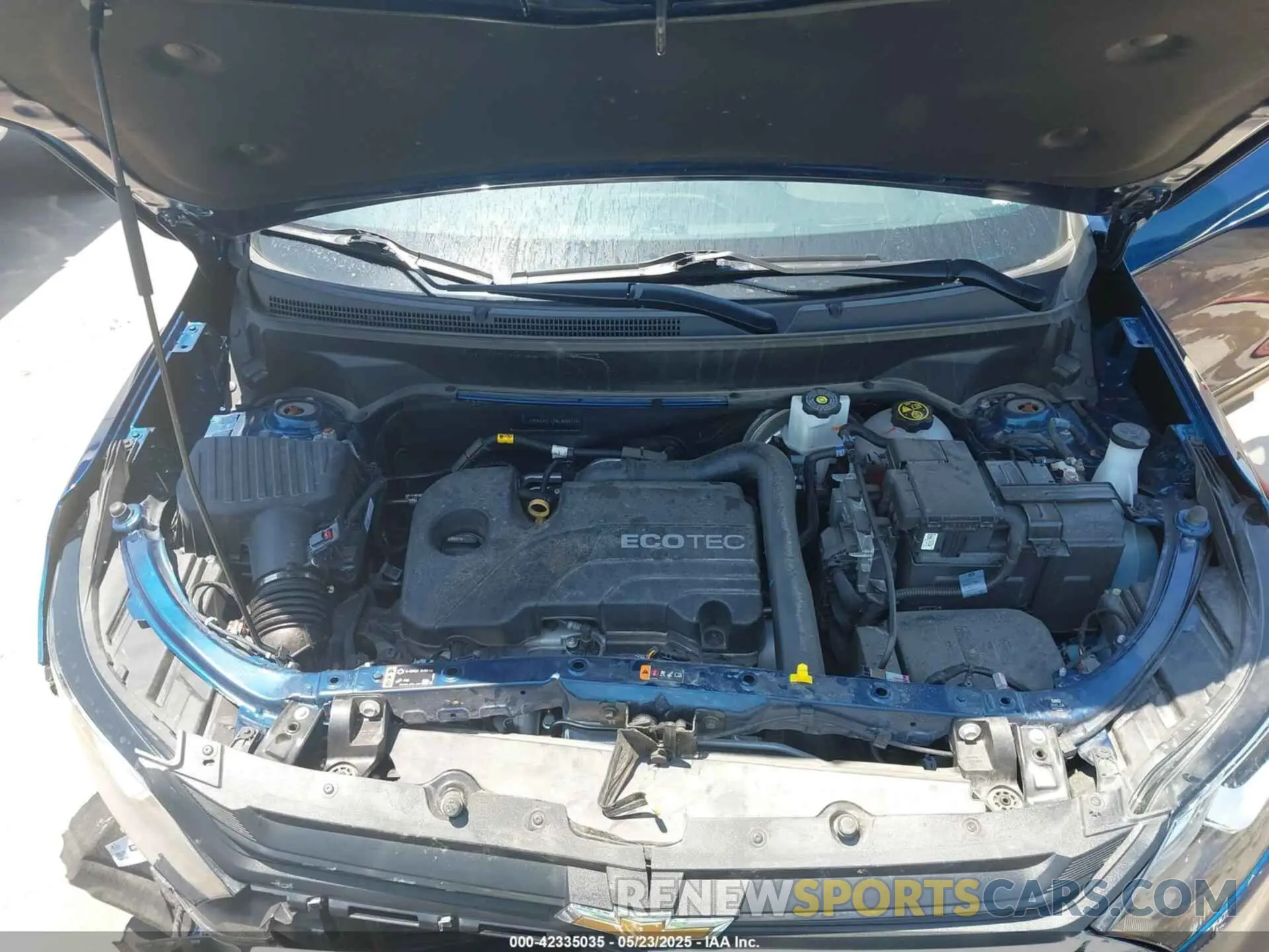 10 fotografías del automóvil dañado 3GNAXKEV7ML365811 CHEVROLET EQUINOX 2021