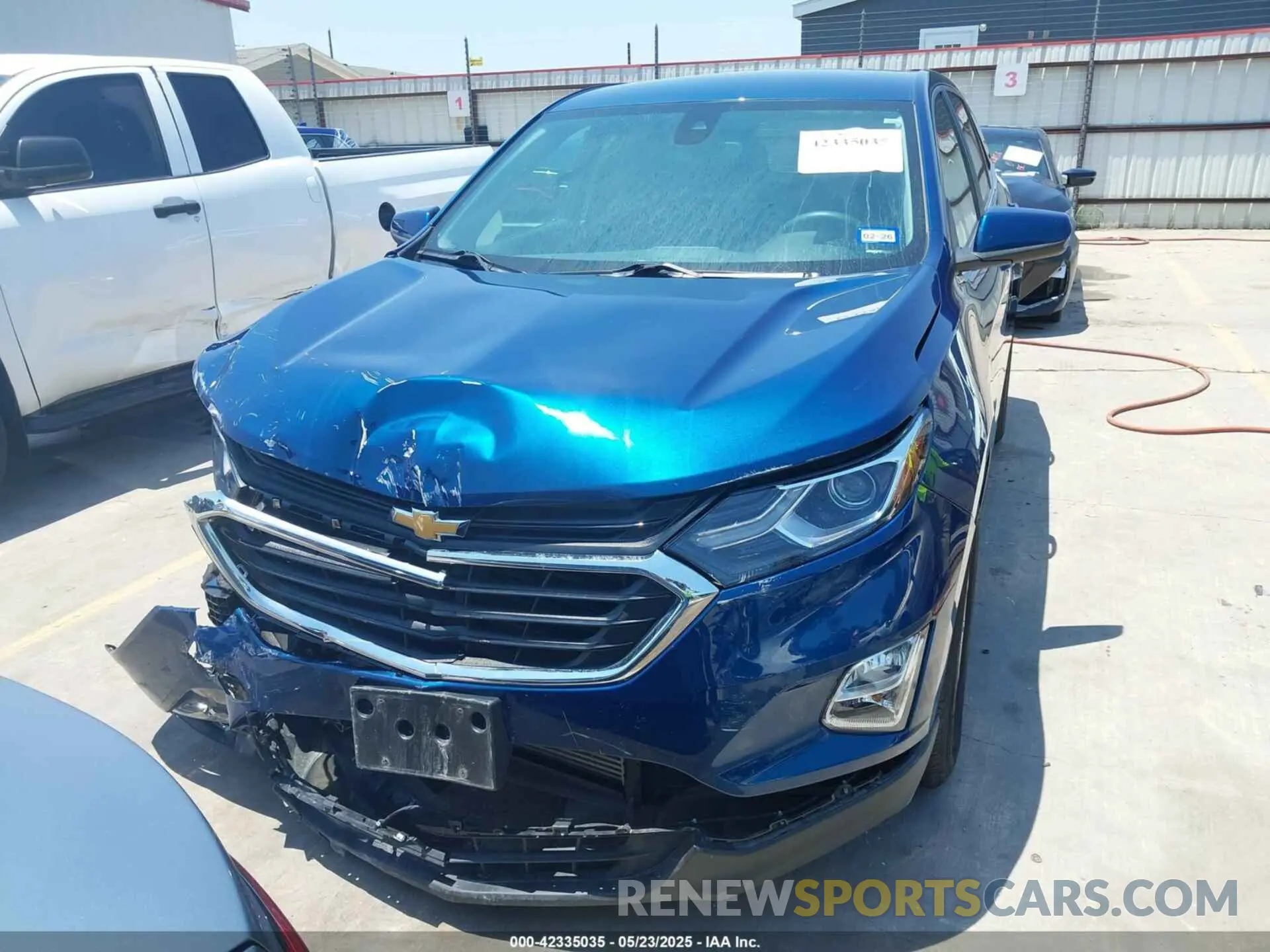12 fotografías del automóvil dañado 3GNAXKEV7ML365811 CHEVROLET EQUINOX 2021