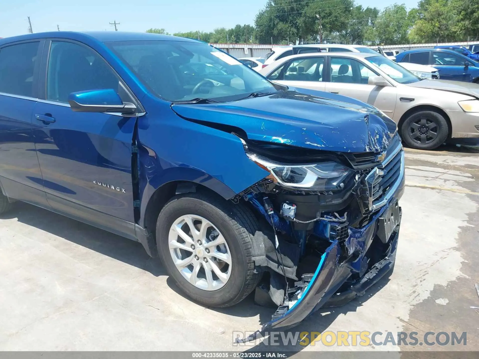 17 fotografías del automóvil dañado 3GNAXKEV7ML365811 CHEVROLET EQUINOX 2021