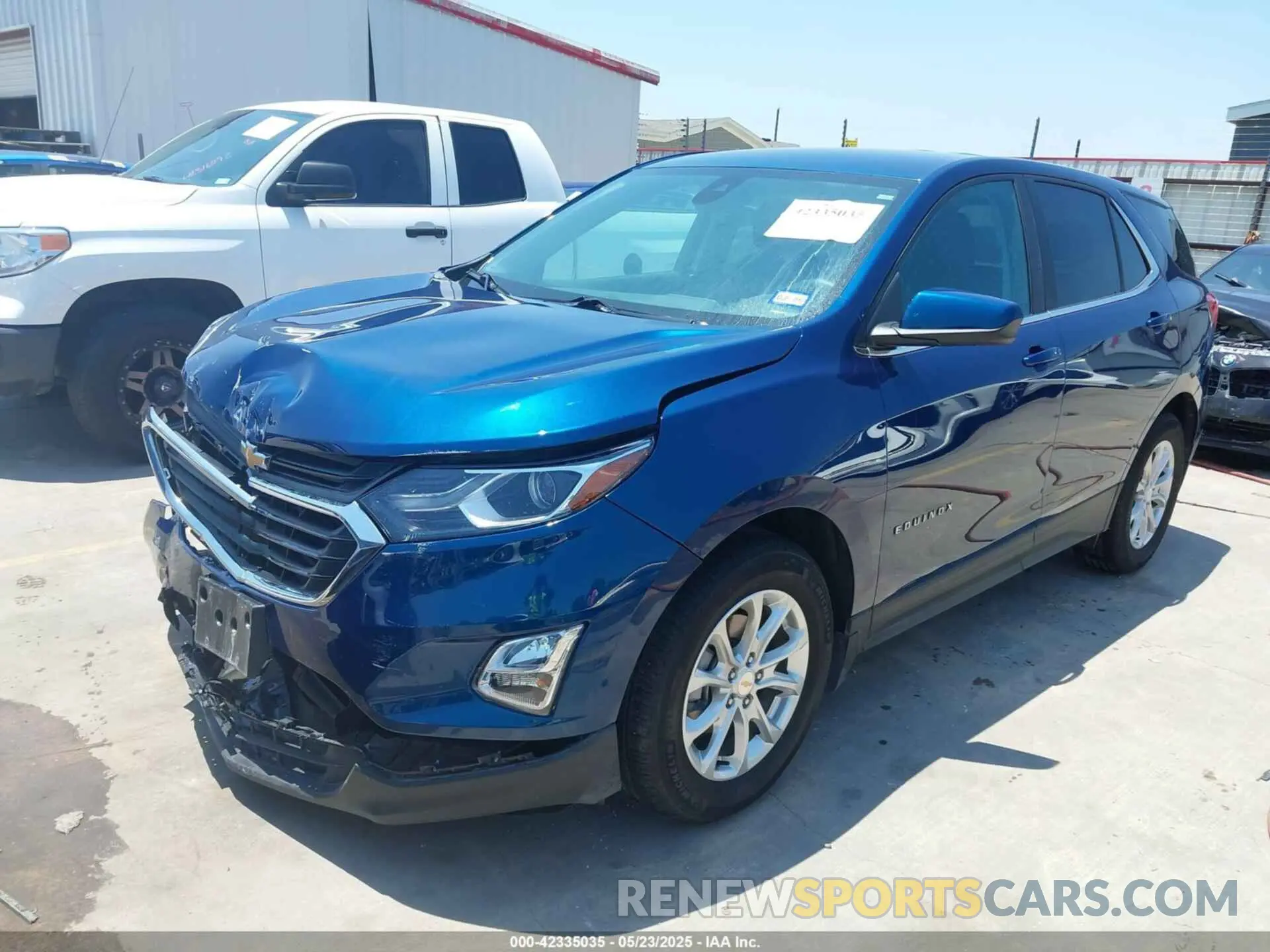 2 fotografías del automóvil dañado 3GNAXKEV7ML365811 CHEVROLET EQUINOX 2021