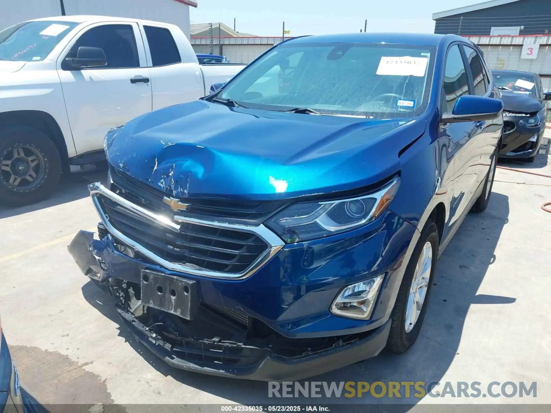 6 fotografías del automóvil dañado 3GNAXKEV7ML365811 CHEVROLET EQUINOX 2021