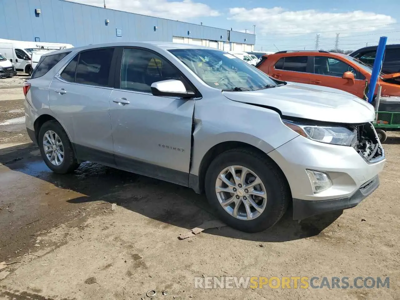 4 fotografías del automóvil dañado 3GNAXKEV7ML395567 CHEVROLET EQUINOX 2021