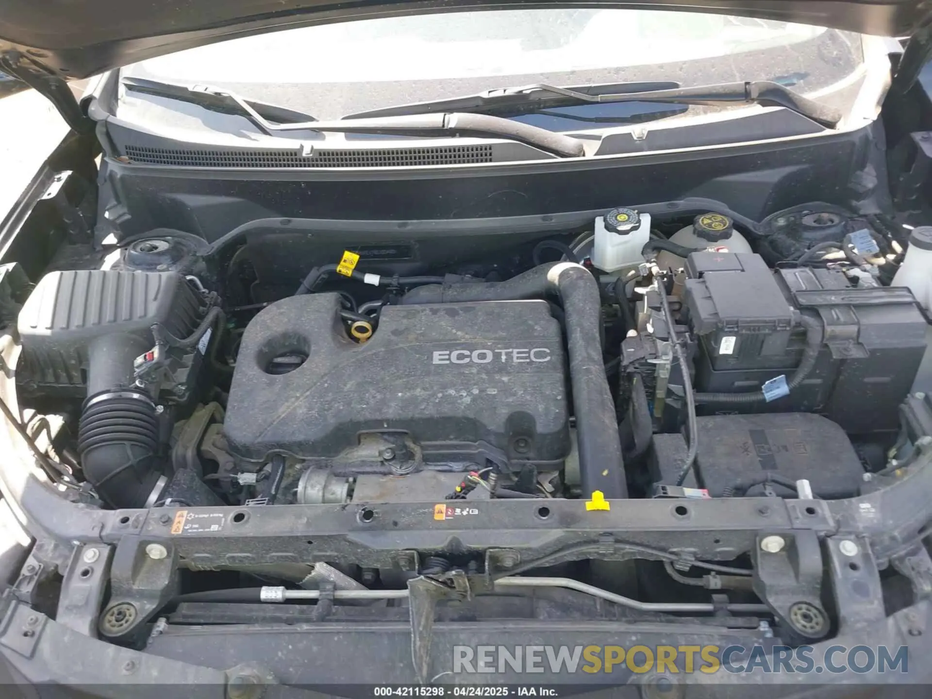 10 fotografías del automóvil dañado 3GNAXKEV7MS100490 CHEVROLET EQUINOX 2021
