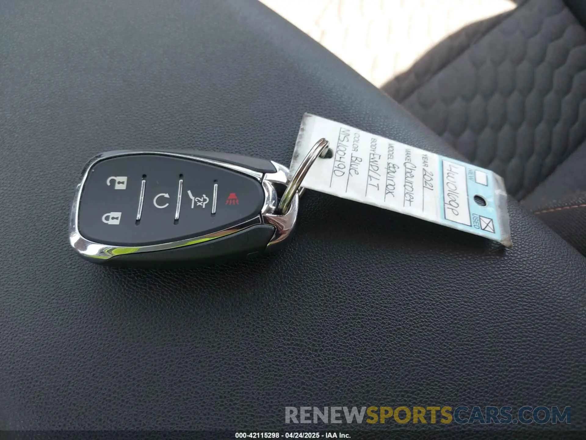 11 fotografías del automóvil dañado 3GNAXKEV7MS100490 CHEVROLET EQUINOX 2021