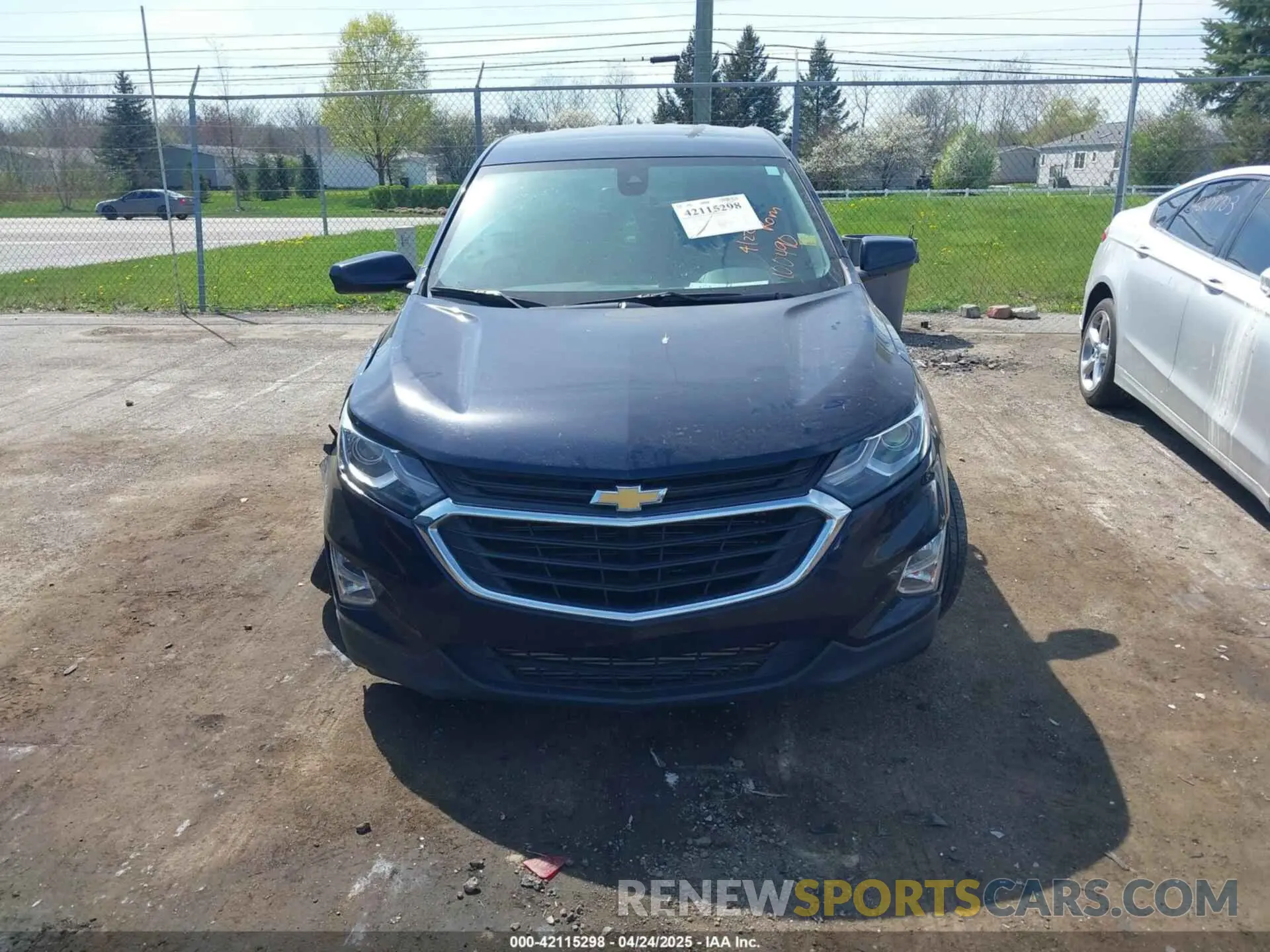 13 fotografías del automóvil dañado 3GNAXKEV7MS100490 CHEVROLET EQUINOX 2021