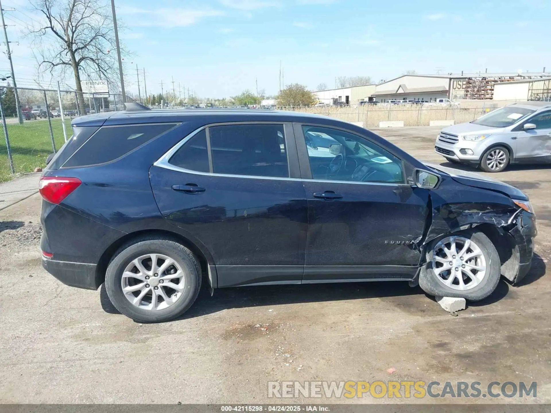 14 fotografías del automóvil dañado 3GNAXKEV7MS100490 CHEVROLET EQUINOX 2021