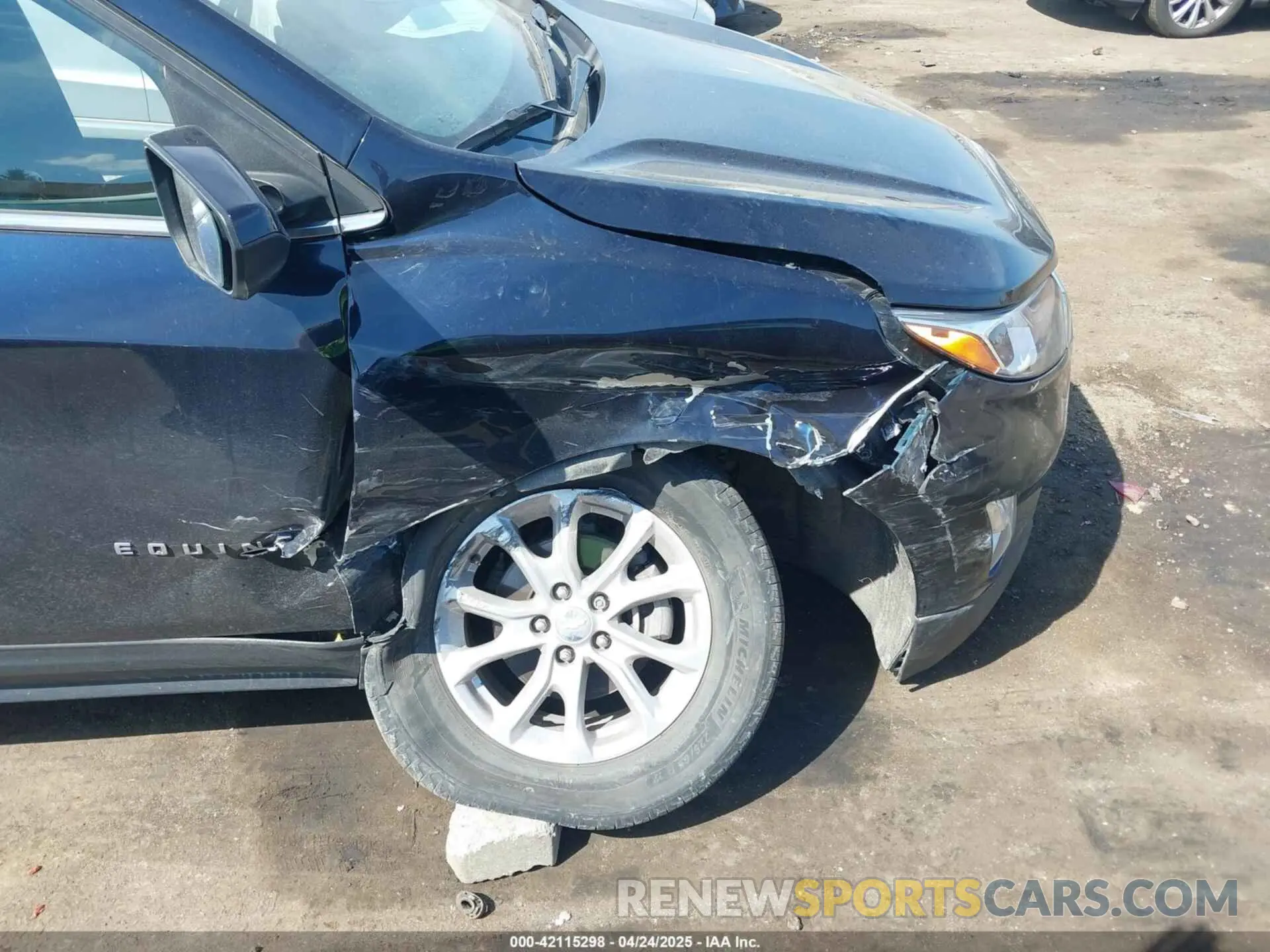 6 fotografías del automóvil dañado 3GNAXKEV7MS100490 CHEVROLET EQUINOX 2021
