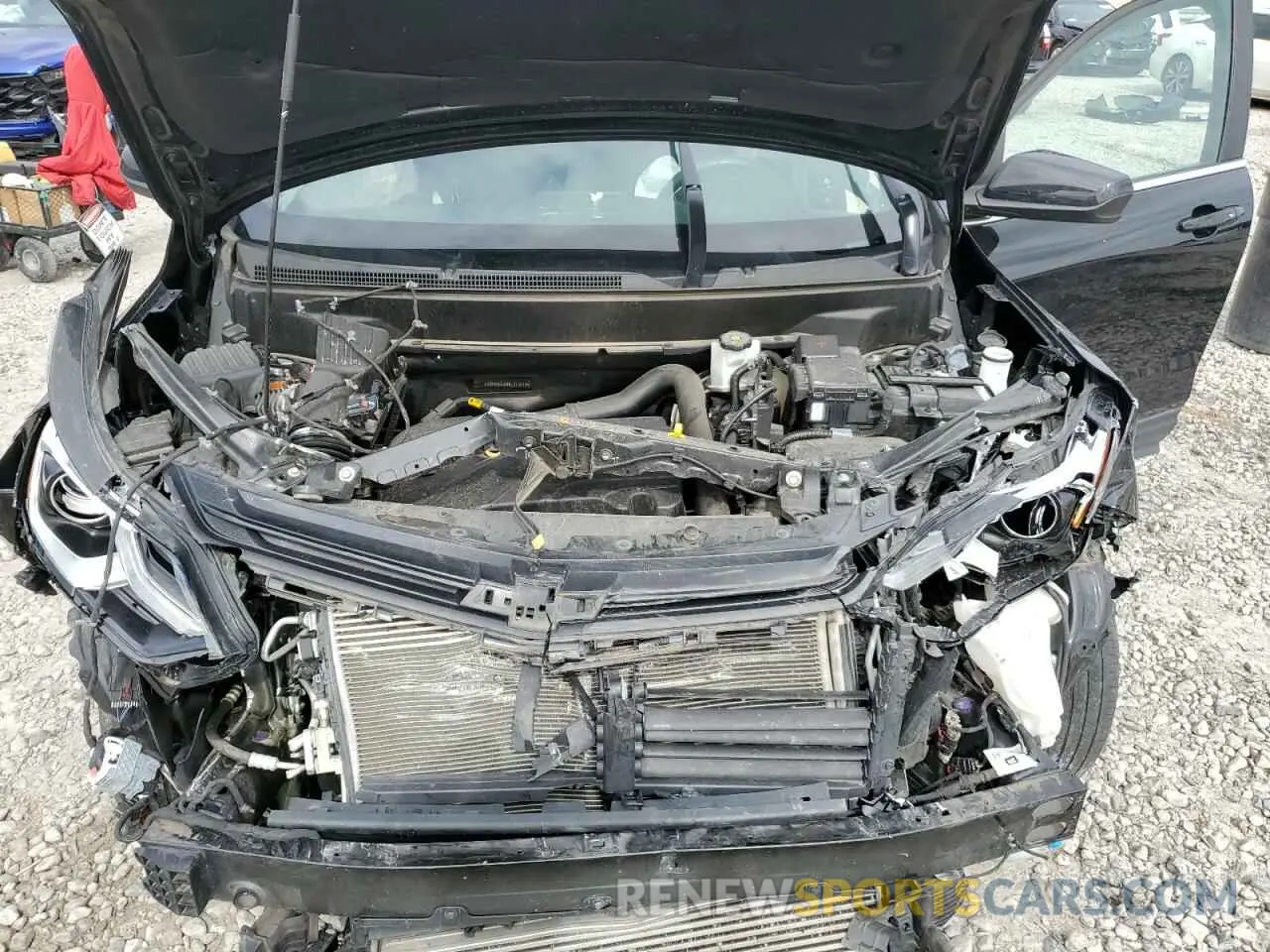 12 fotografías del automóvil dañado 3GNAXKEV8ML312518 CHEVROLET EQUINOX 2021