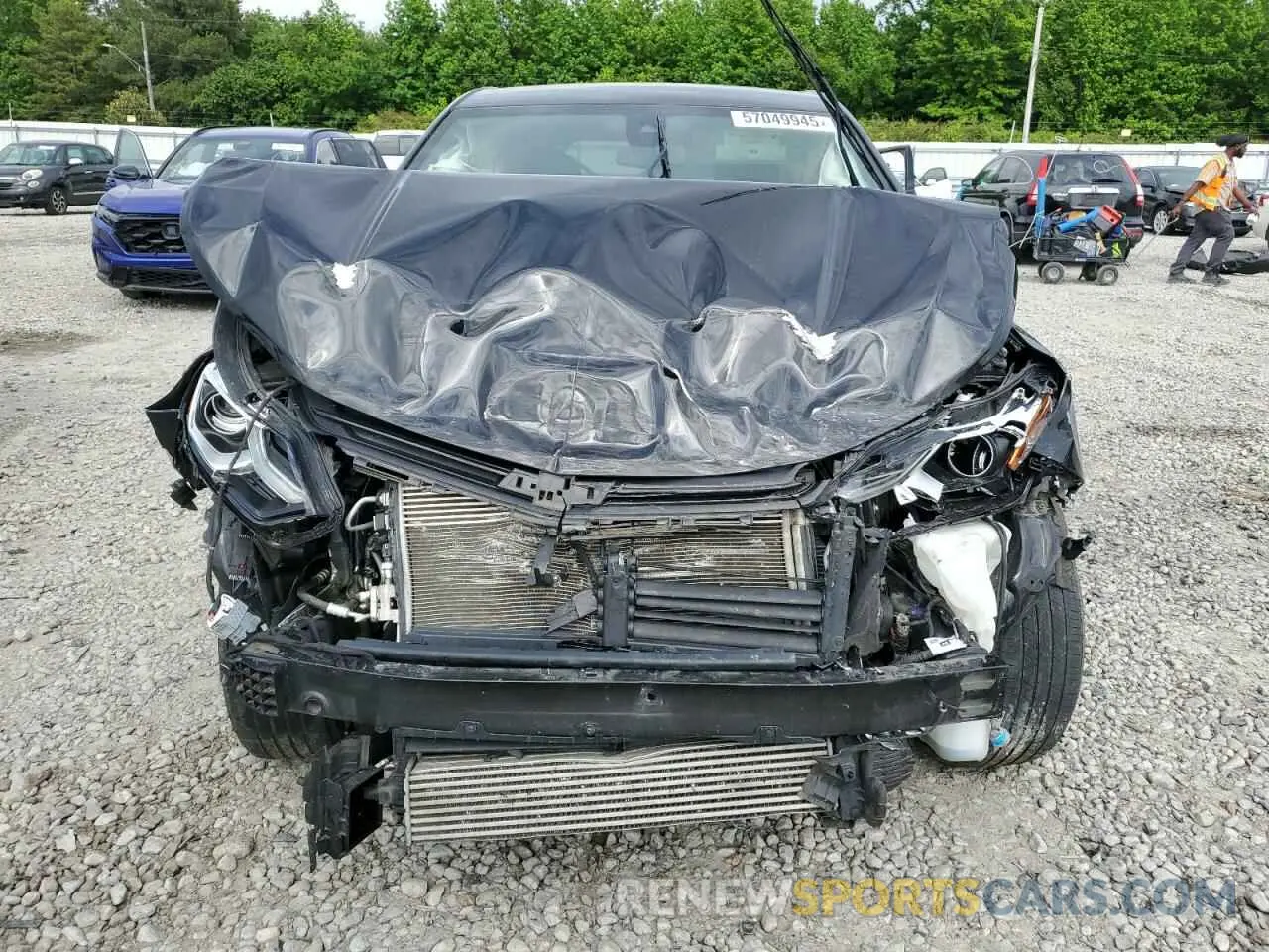 5 fotografías del automóvil dañado 3GNAXKEV8ML312518 CHEVROLET EQUINOX 2021