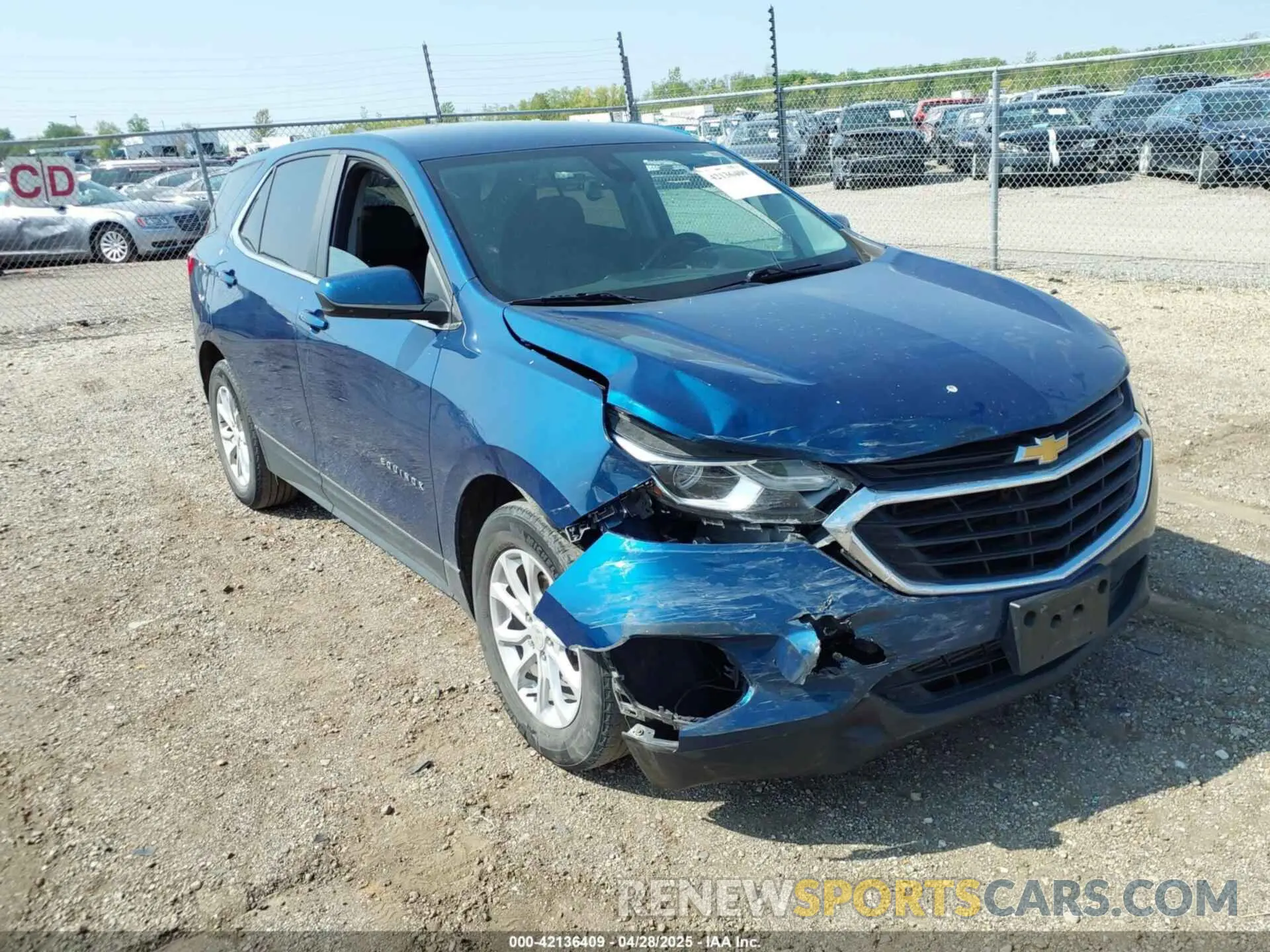 1 fotografías del automóvil dañado 3GNAXKEV8ML358494 CHEVROLET EQUINOX 2021