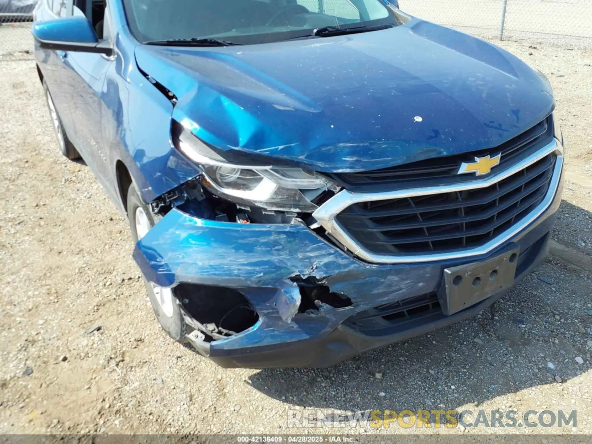 6 fotografías del automóvil dañado 3GNAXKEV8ML358494 CHEVROLET EQUINOX 2021