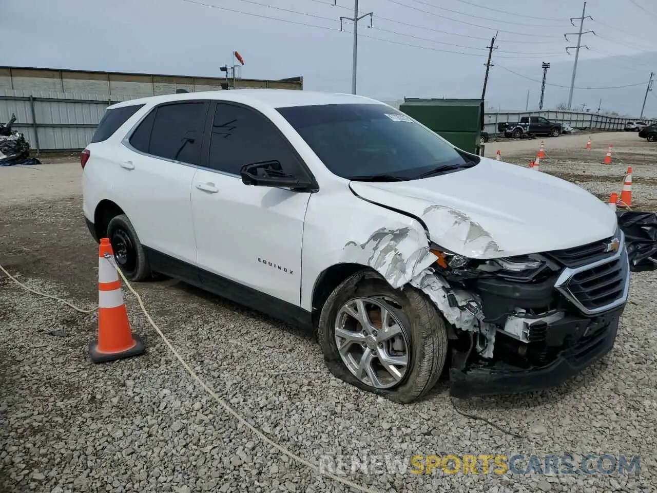 4 fotografías del automóvil dañado 3GNAXKEV8MS112096 CHEVROLET EQUINOX 2021