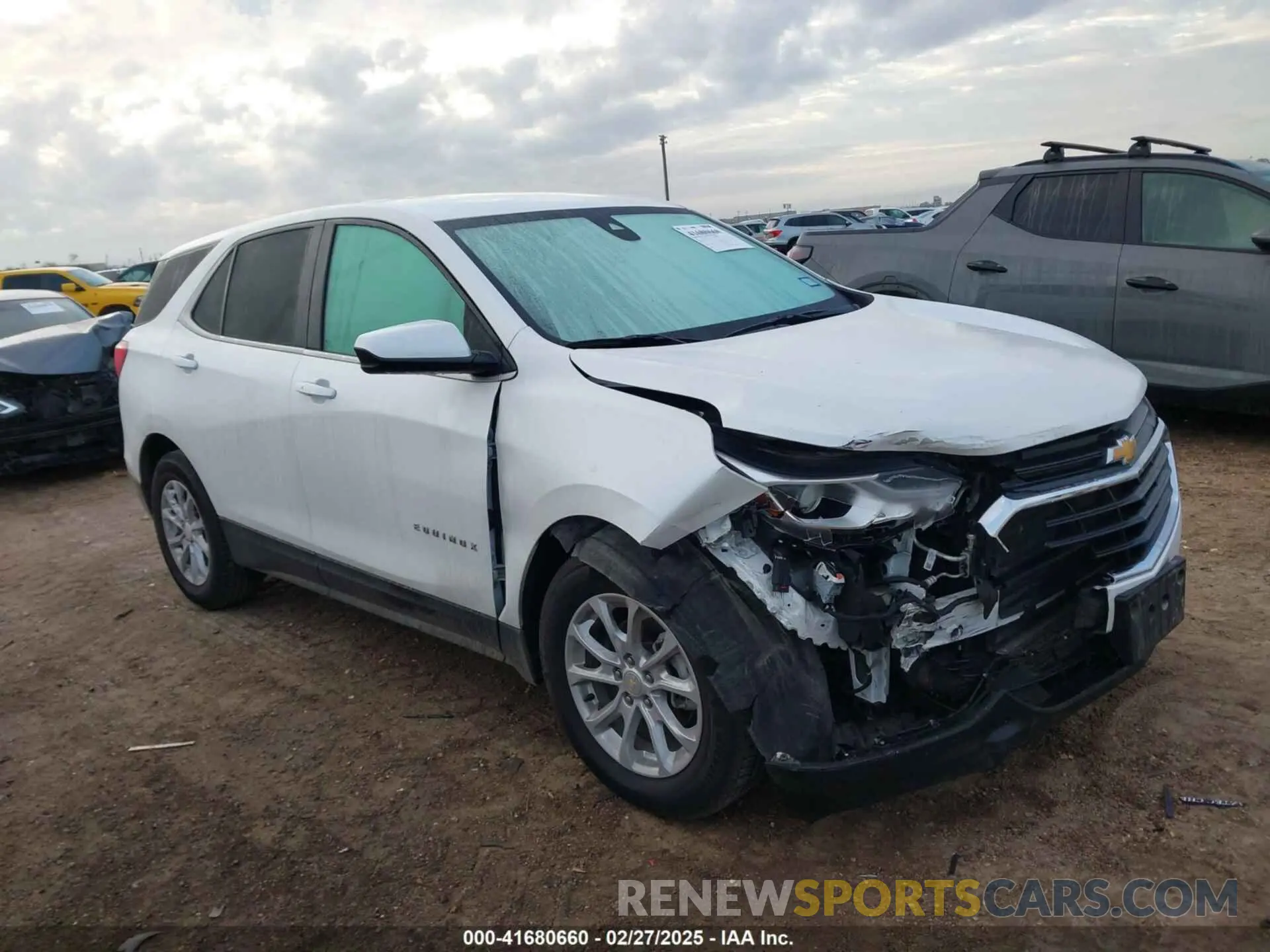 13 fotografías del automóvil dañado 3GNAXKEV8MS121879 CHEVROLET EQUINOX 2021