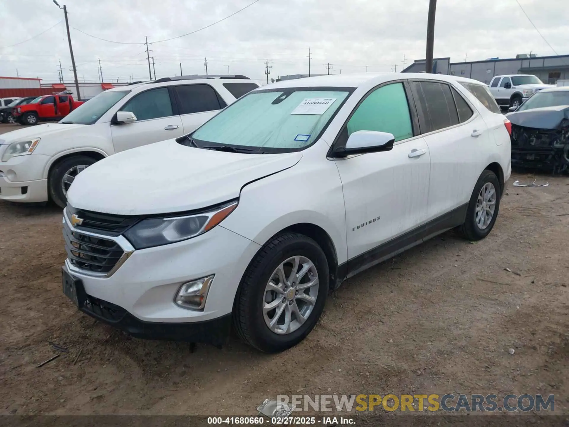 2 fotografías del automóvil dañado 3GNAXKEV8MS121879 CHEVROLET EQUINOX 2021