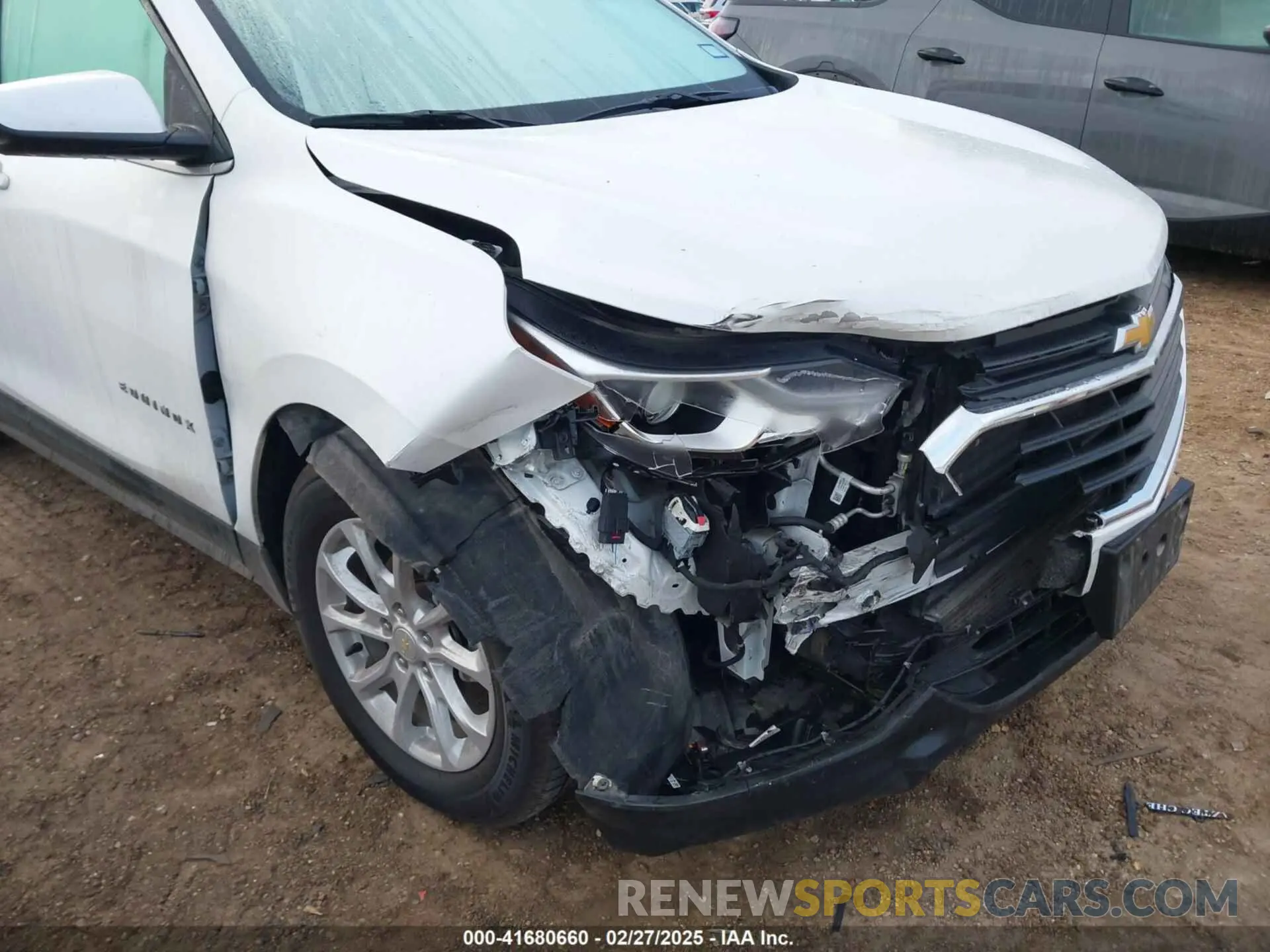 6 fotografías del automóvil dañado 3GNAXKEV8MS121879 CHEVROLET EQUINOX 2021