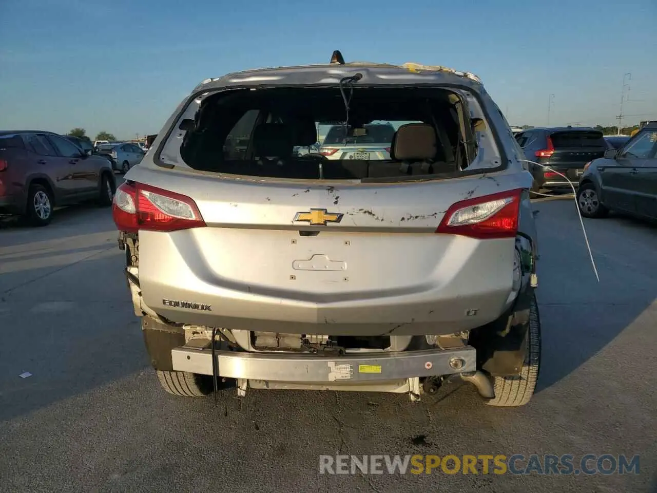 6 fotografías del automóvil dañado 3GNAXKEV8MS160858 CHEVROLET EQUINOX 2021