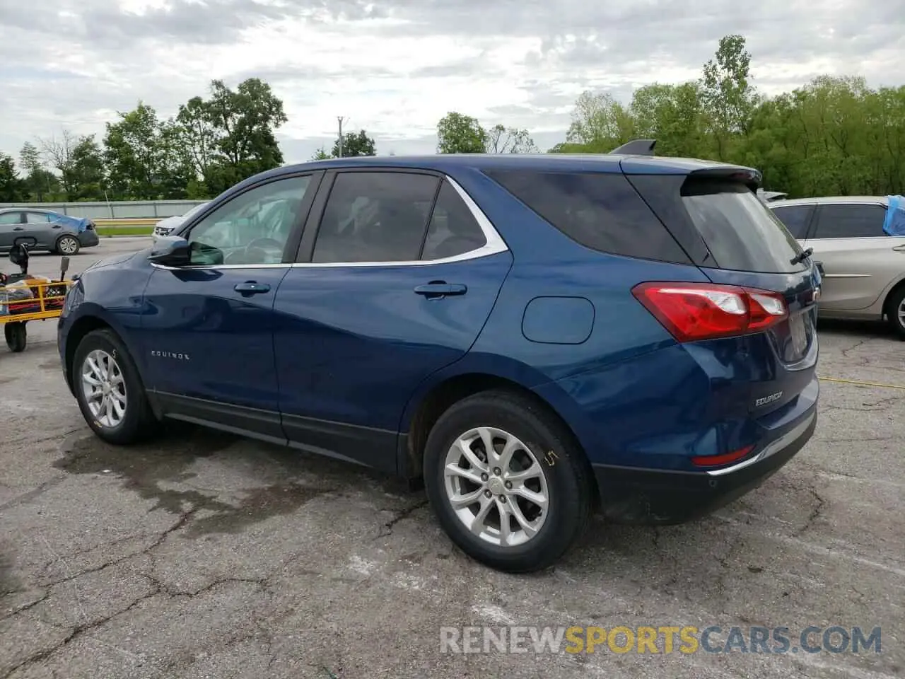 2 fotografías del automóvil dañado 3GNAXKEV9ML343373 CHEVROLET EQUINOX 2021