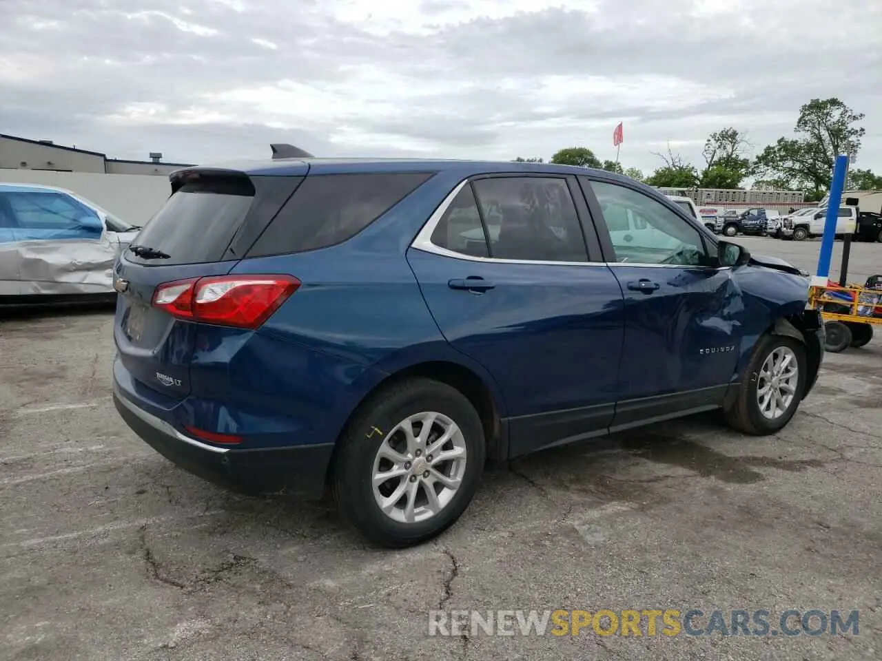 3 fotografías del automóvil dañado 3GNAXKEV9ML343373 CHEVROLET EQUINOX 2021