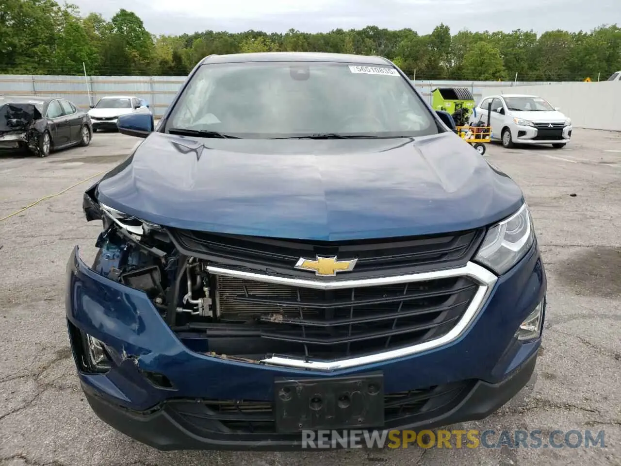 5 fotografías del automóvil dañado 3GNAXKEV9ML343373 CHEVROLET EQUINOX 2021