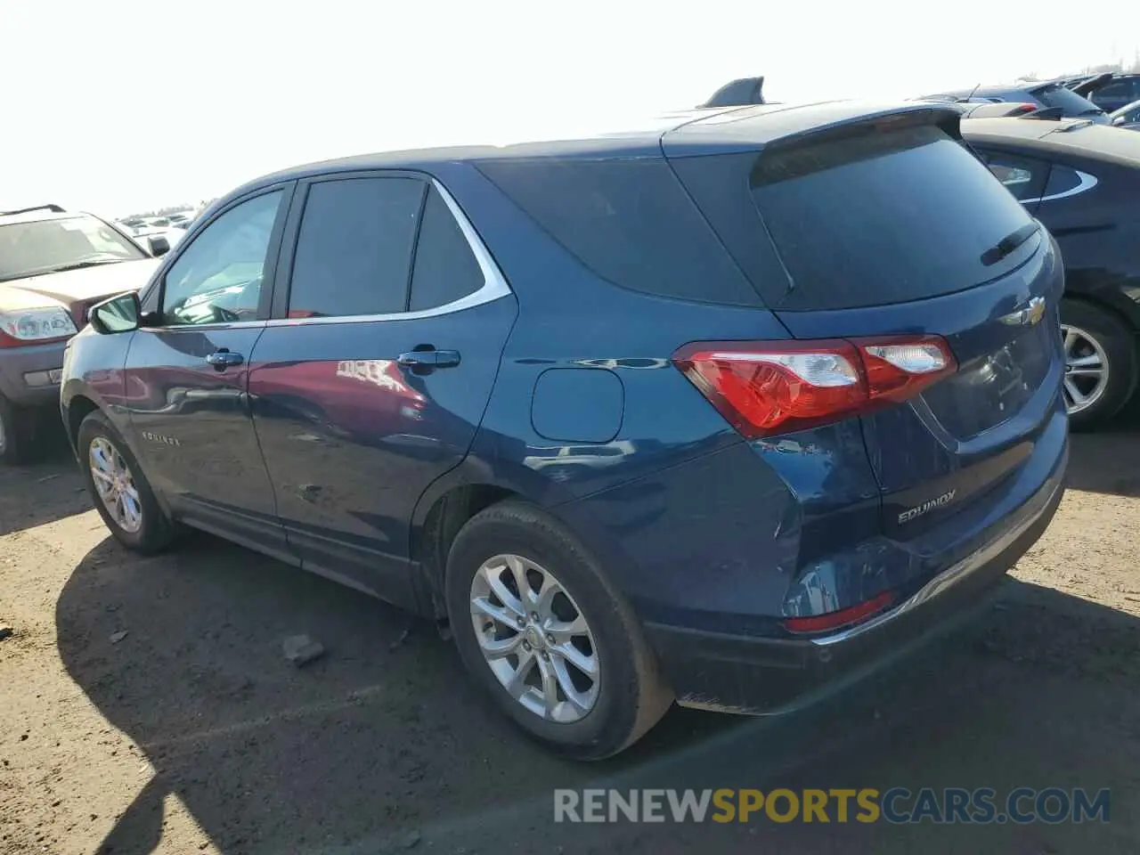 2 fotografías del automóvil dañado 3GNAXKEV9ML392797 CHEVROLET EQUINOX 2021
